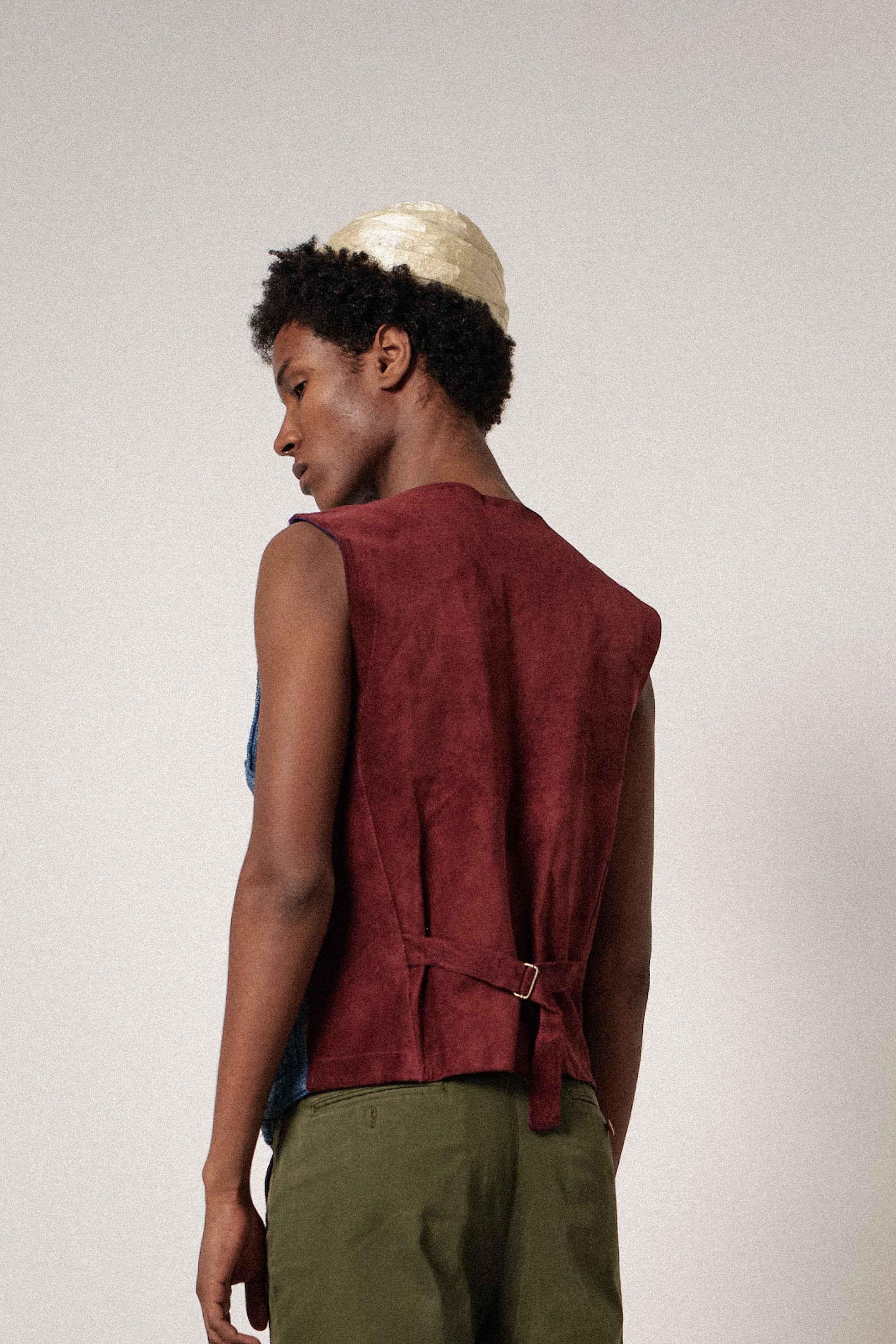 Coogi Blue Waistcoat