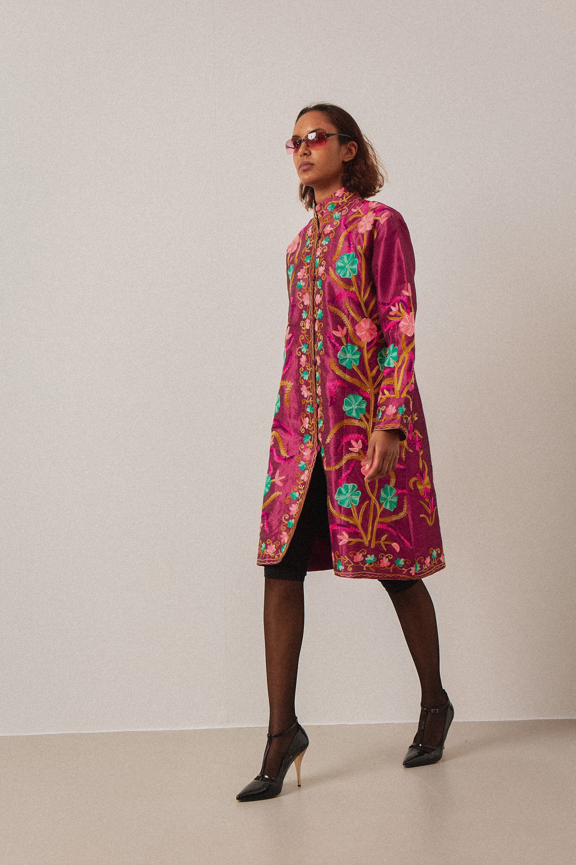 Embroidered Silk Jacket