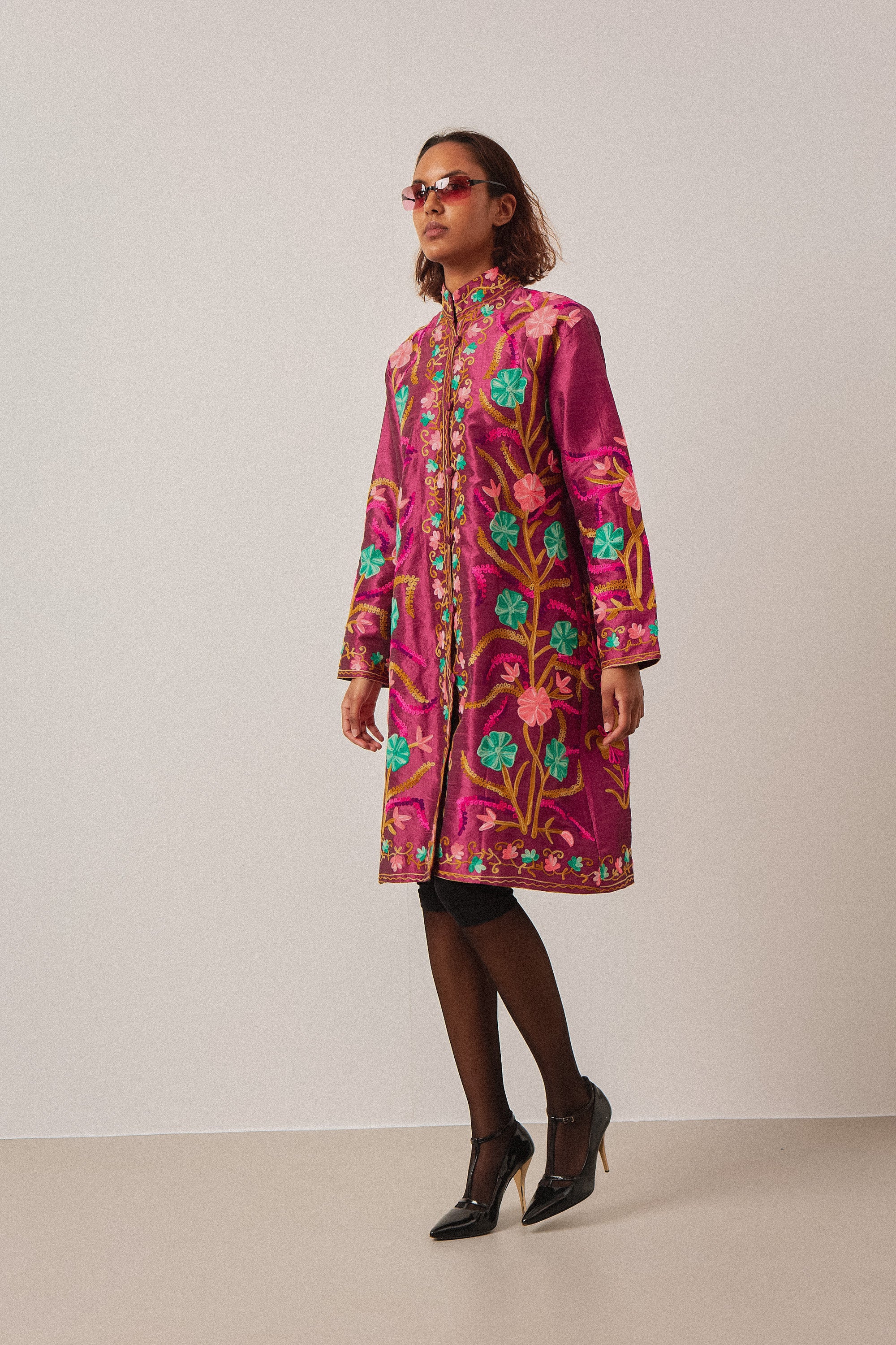 Embroidered Silk Jacket