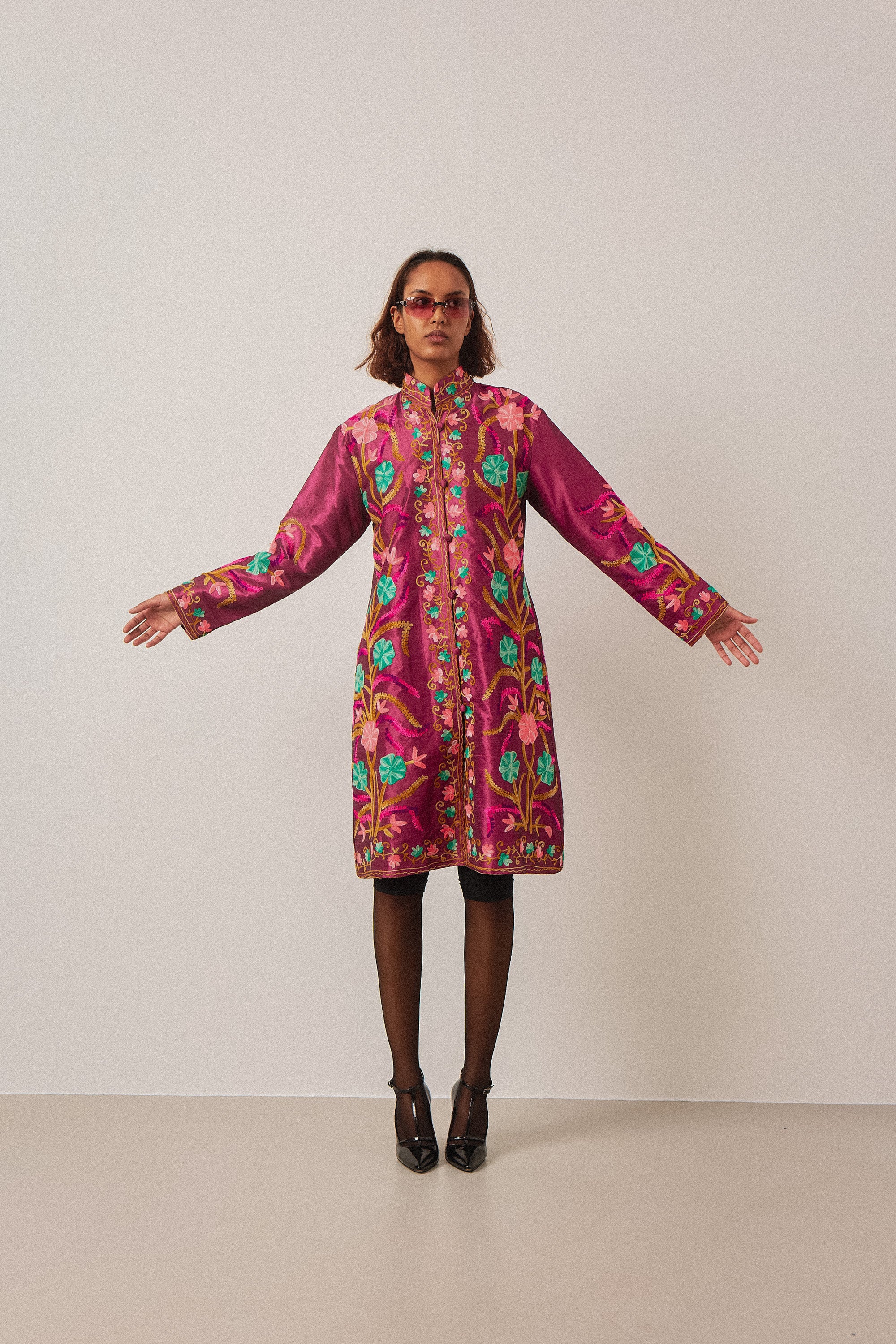 Embroidered Silk Jacket