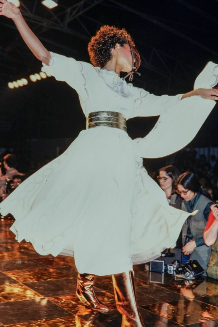 Karl Lagerfeld for Chloé 1981 Archival Silk Dress - WILDE Copenhagen