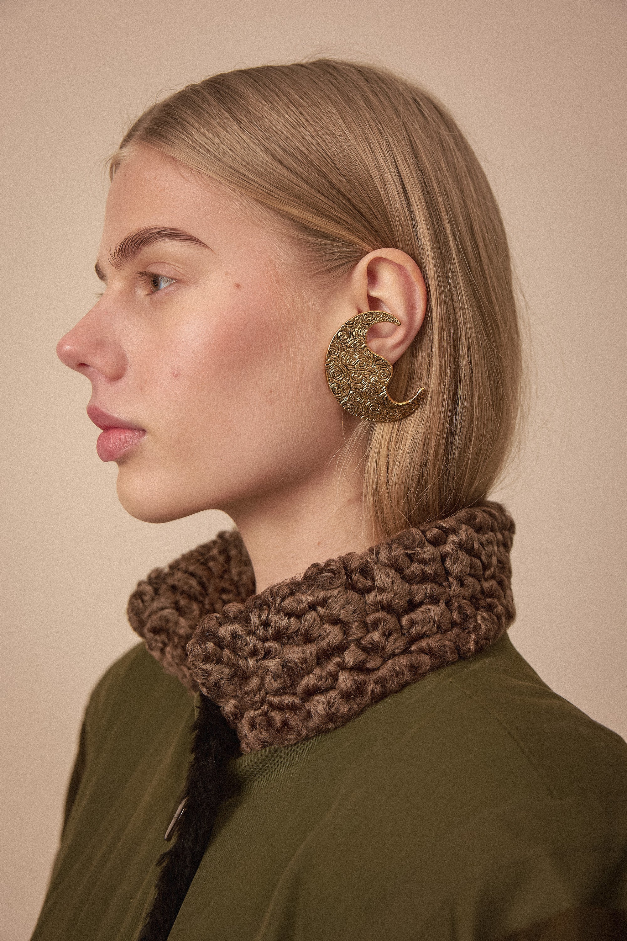 Yves Saint Laurent Green Coat