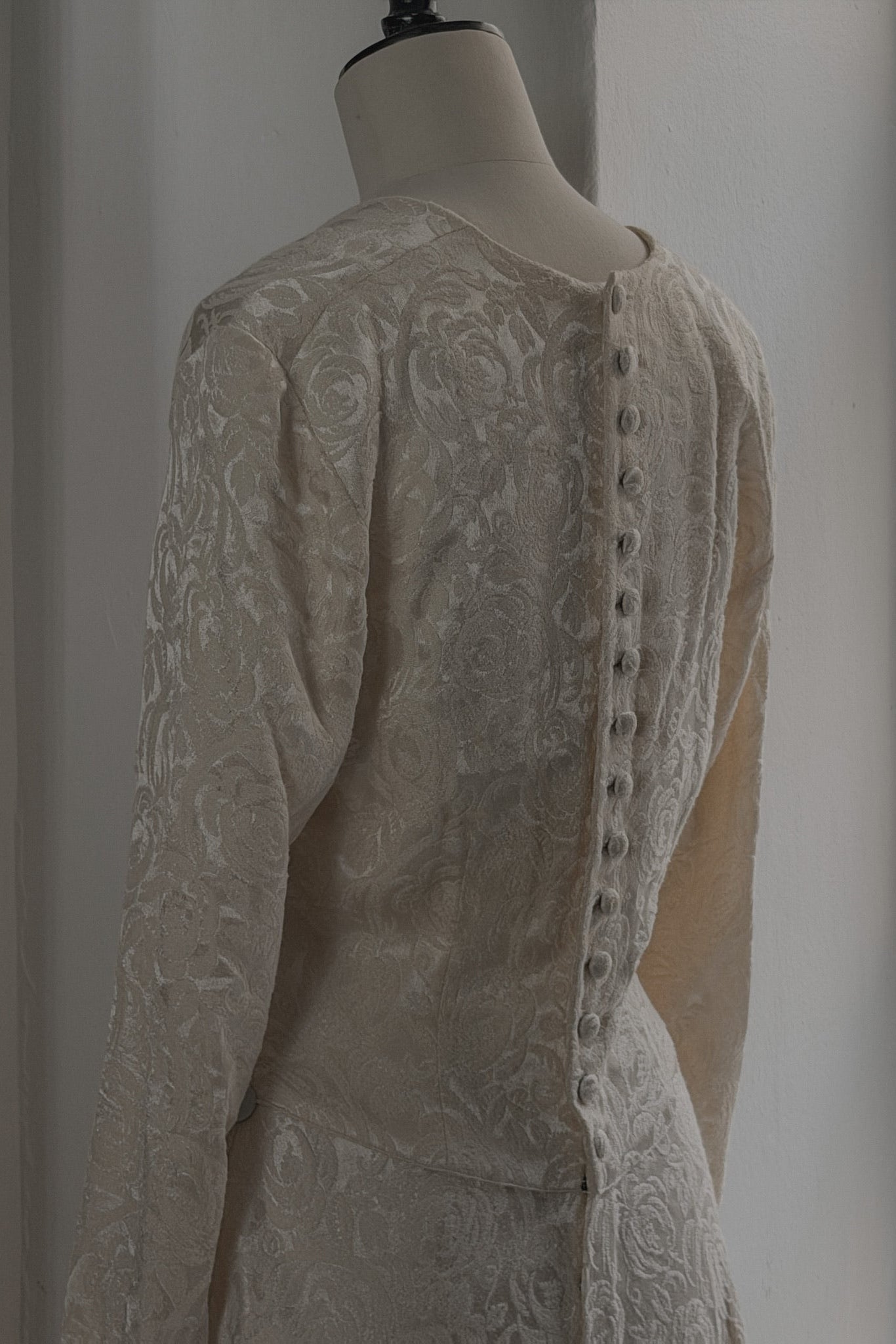 Antique 1940s Silk Wedding Dress, WILDE Copenhagen