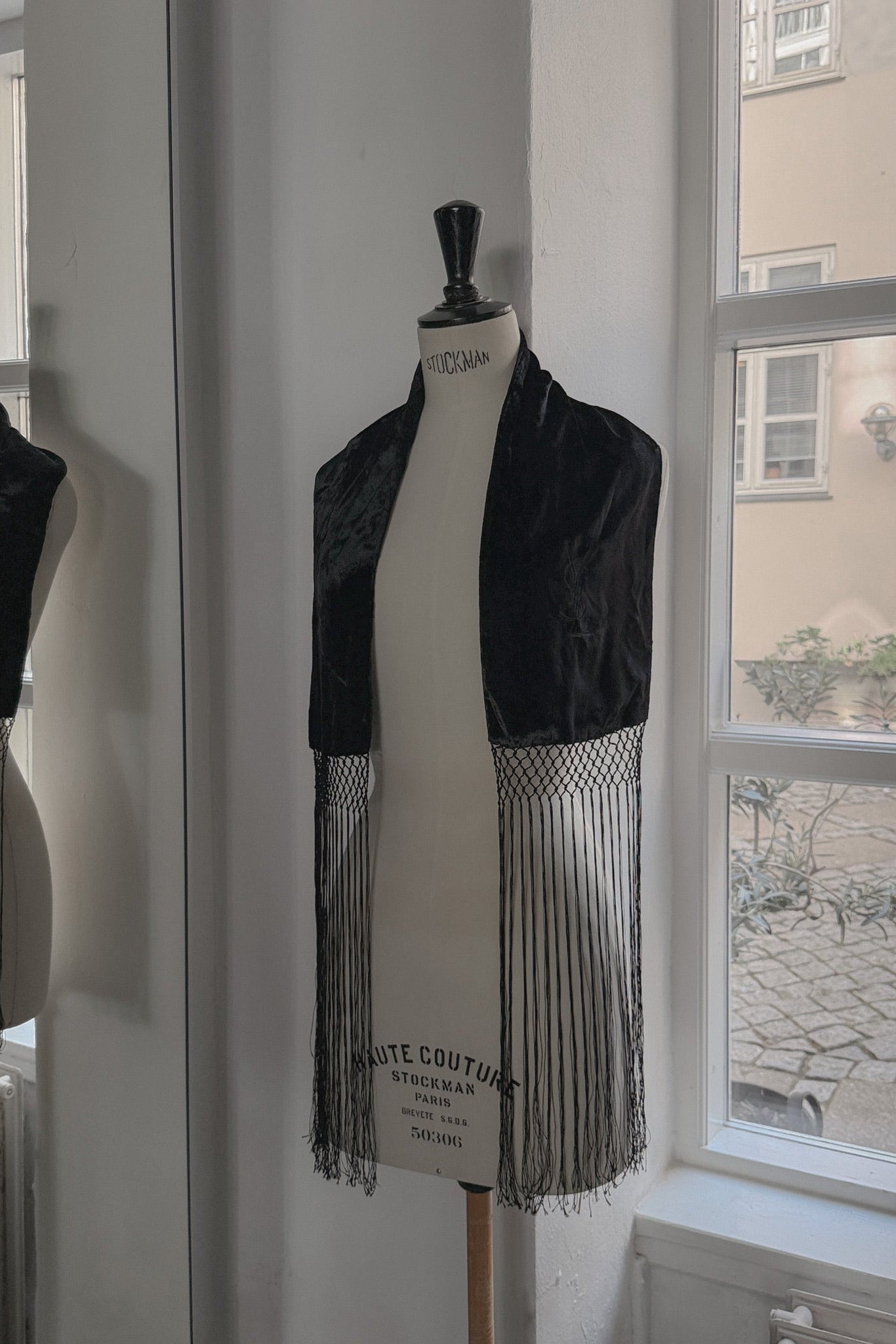 Yves Saint Laurent Tom Ford Velvet Fringe Stole, WILDE Copenhagen