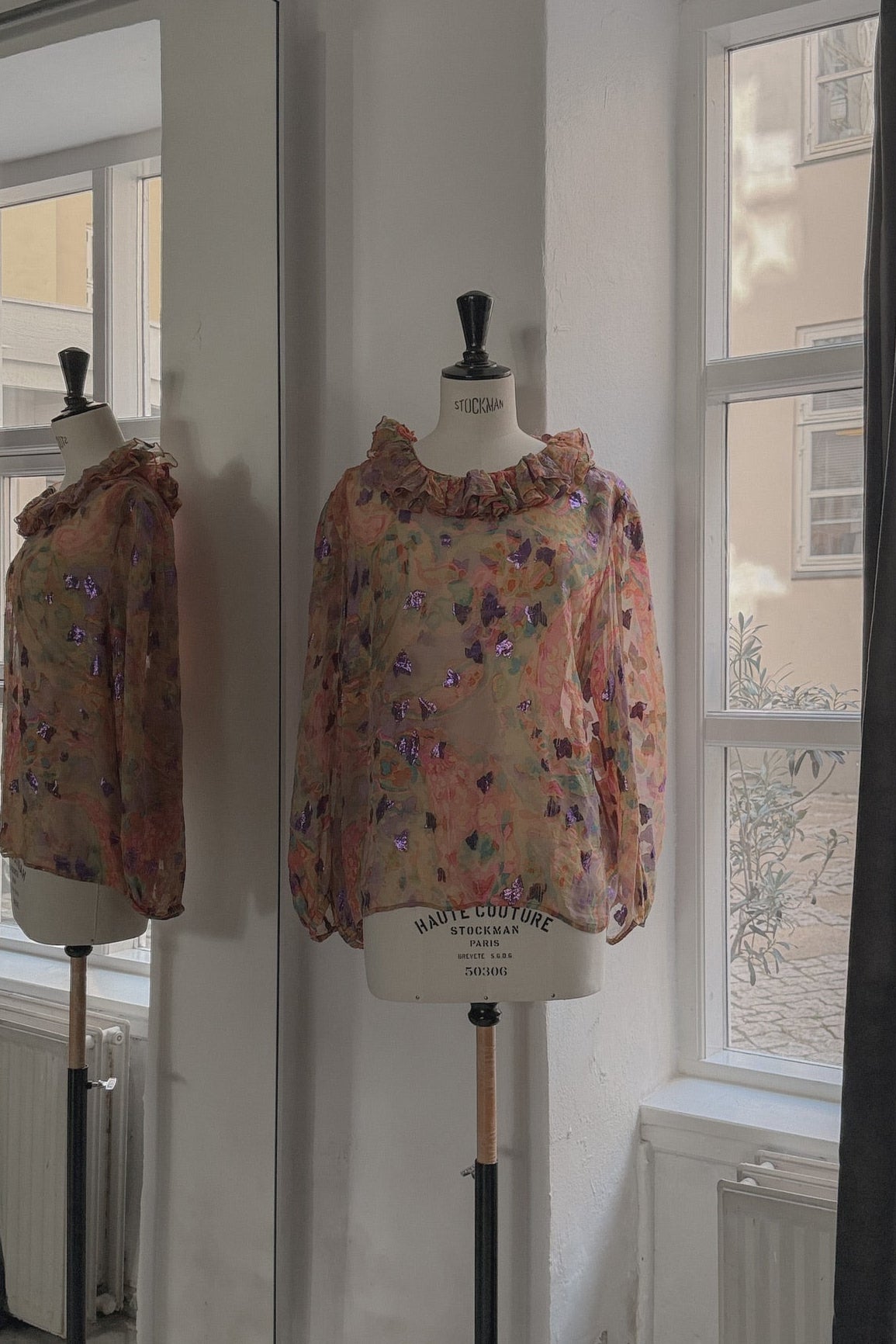 Yves Saint Laurent Rive Gauche Floral Silk Blouse, WILDE Copenhagen