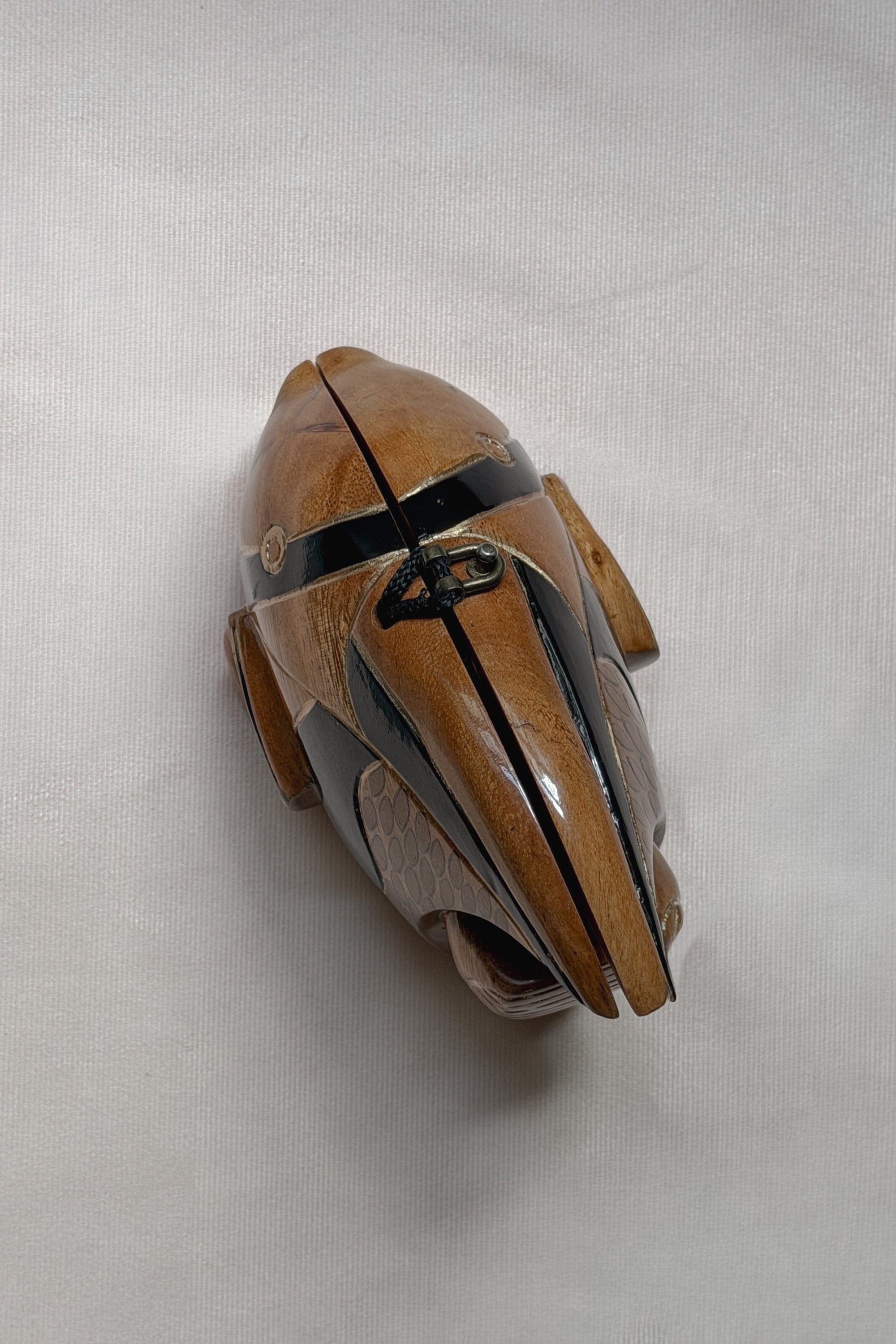 Timmy Woods Fish Sculptural Wooden Bag, WILDE Copenhagen