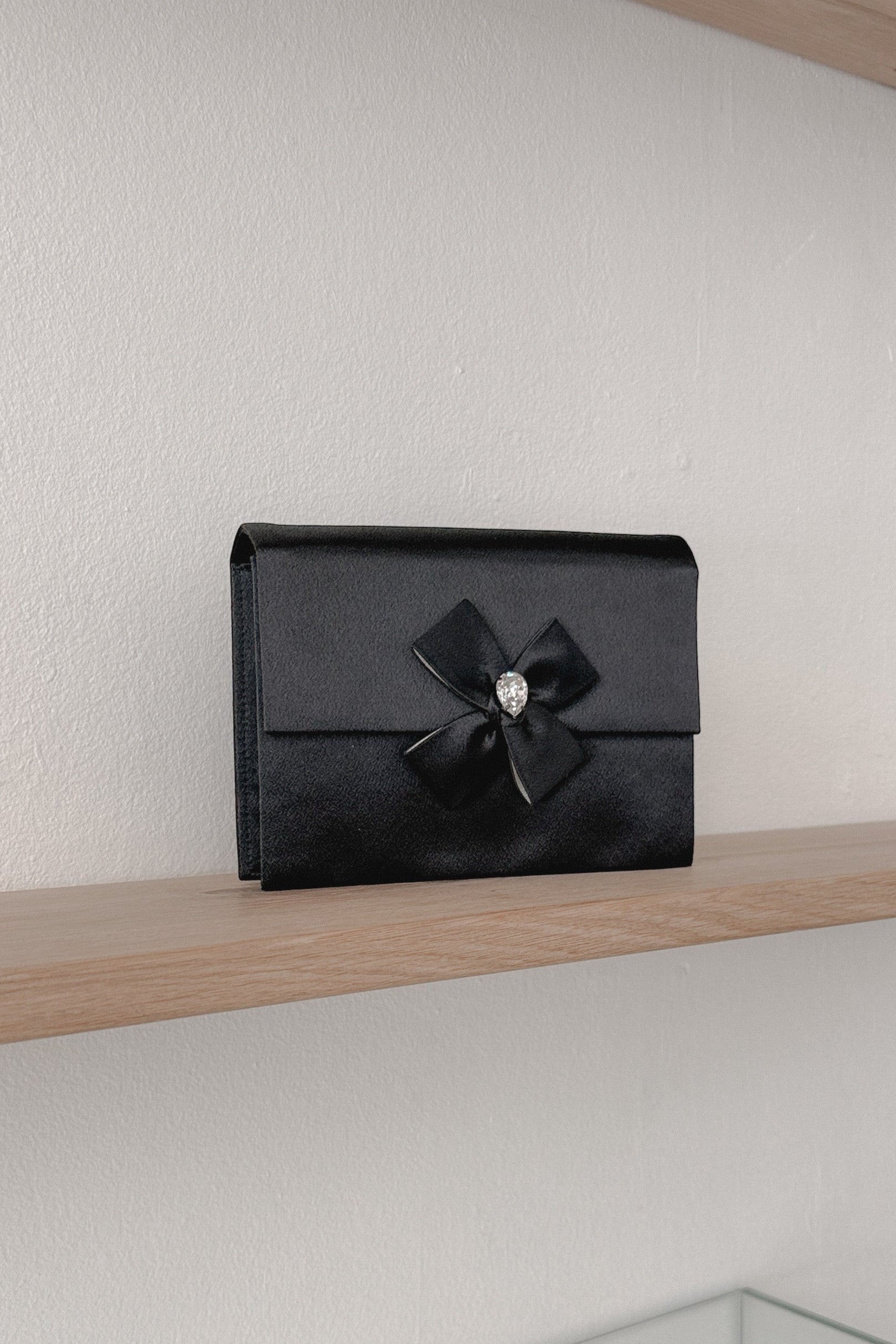 Yves Saint Laurent Silk Satin Bow Clutch, WILDE Copenhagen