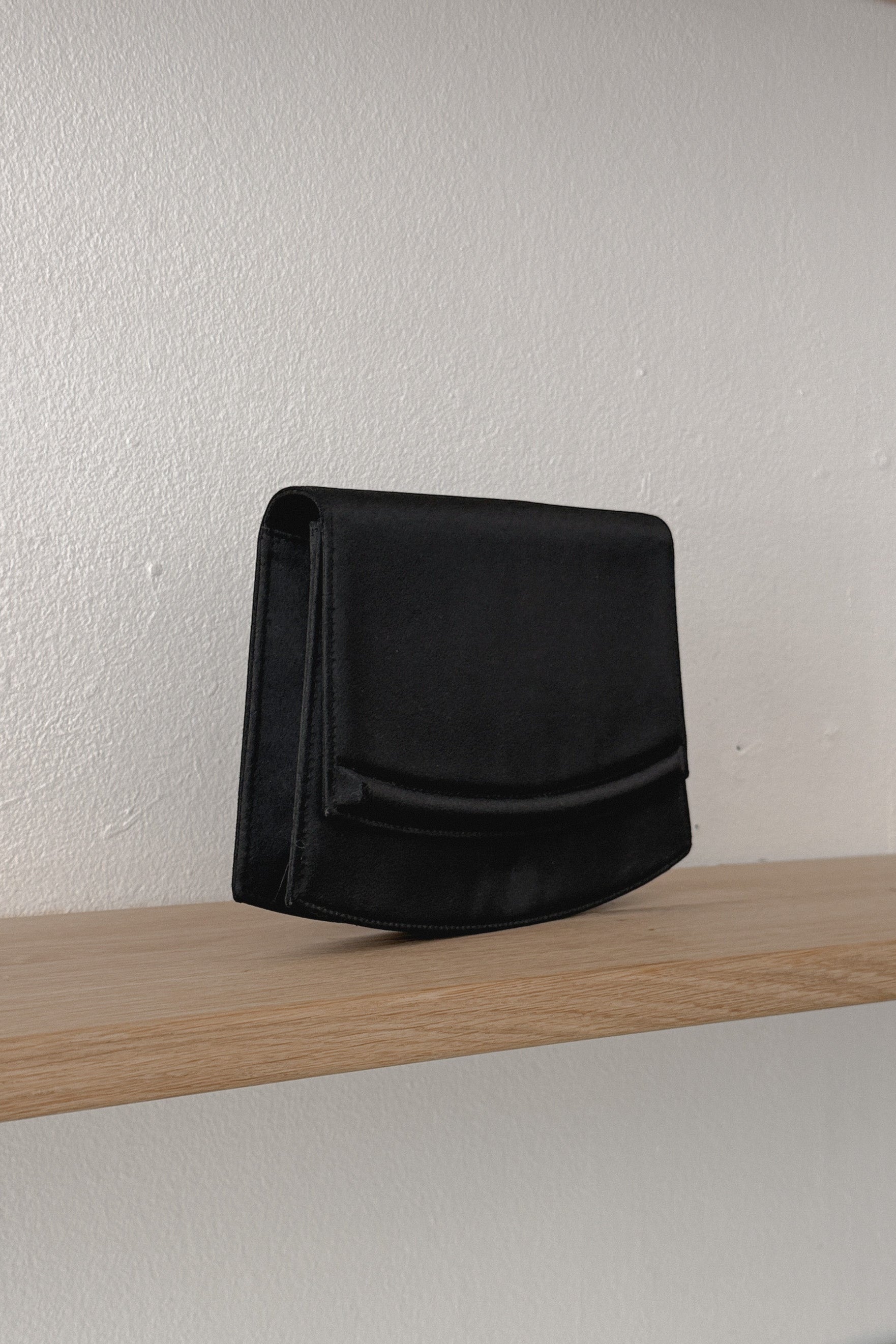 Yves Saint Laurent Black Silk Clutch, WILDE Copenhagen