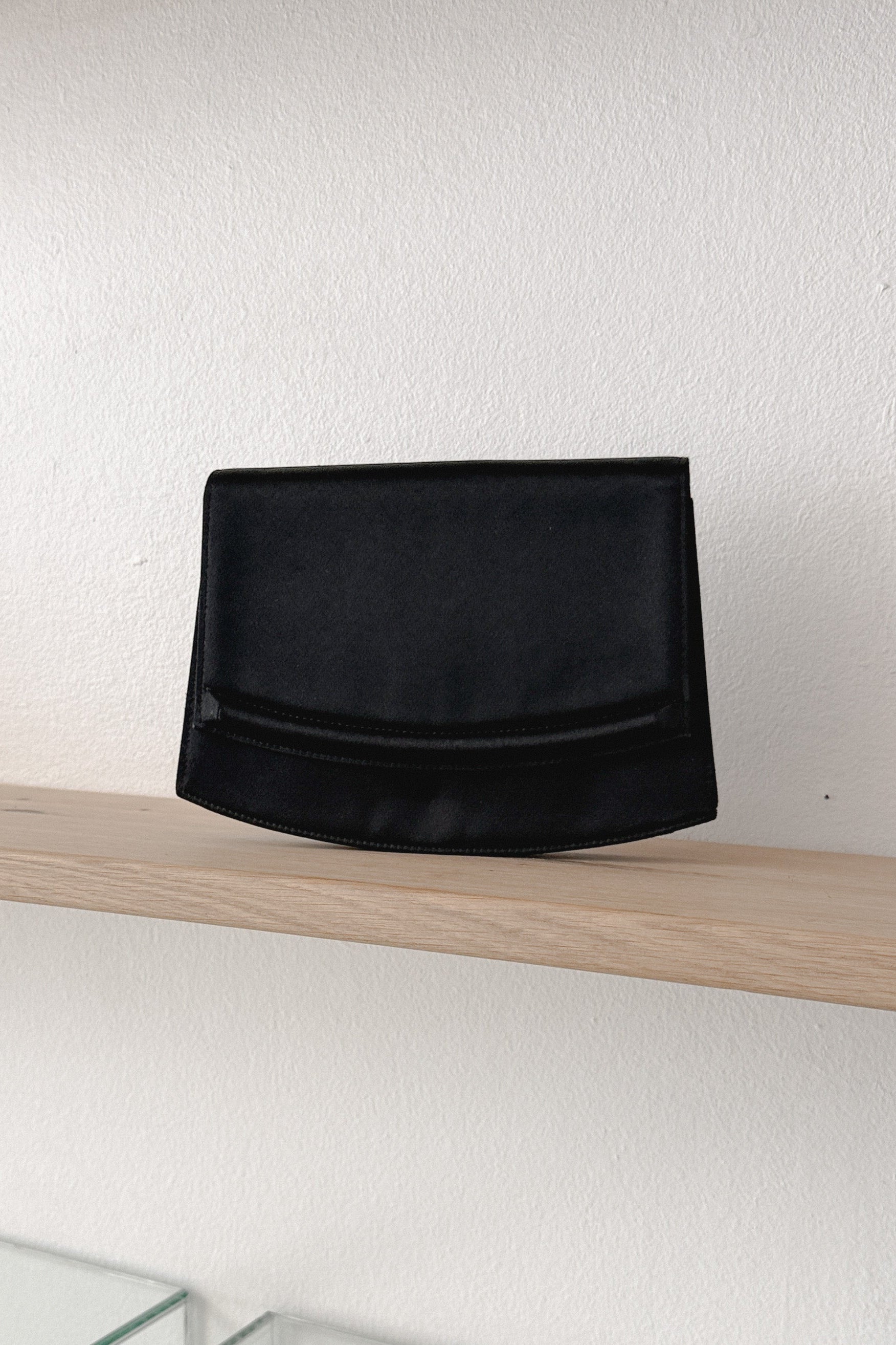Yves Saint Laurent Black Silk Clutch, WILDE Copenhagen