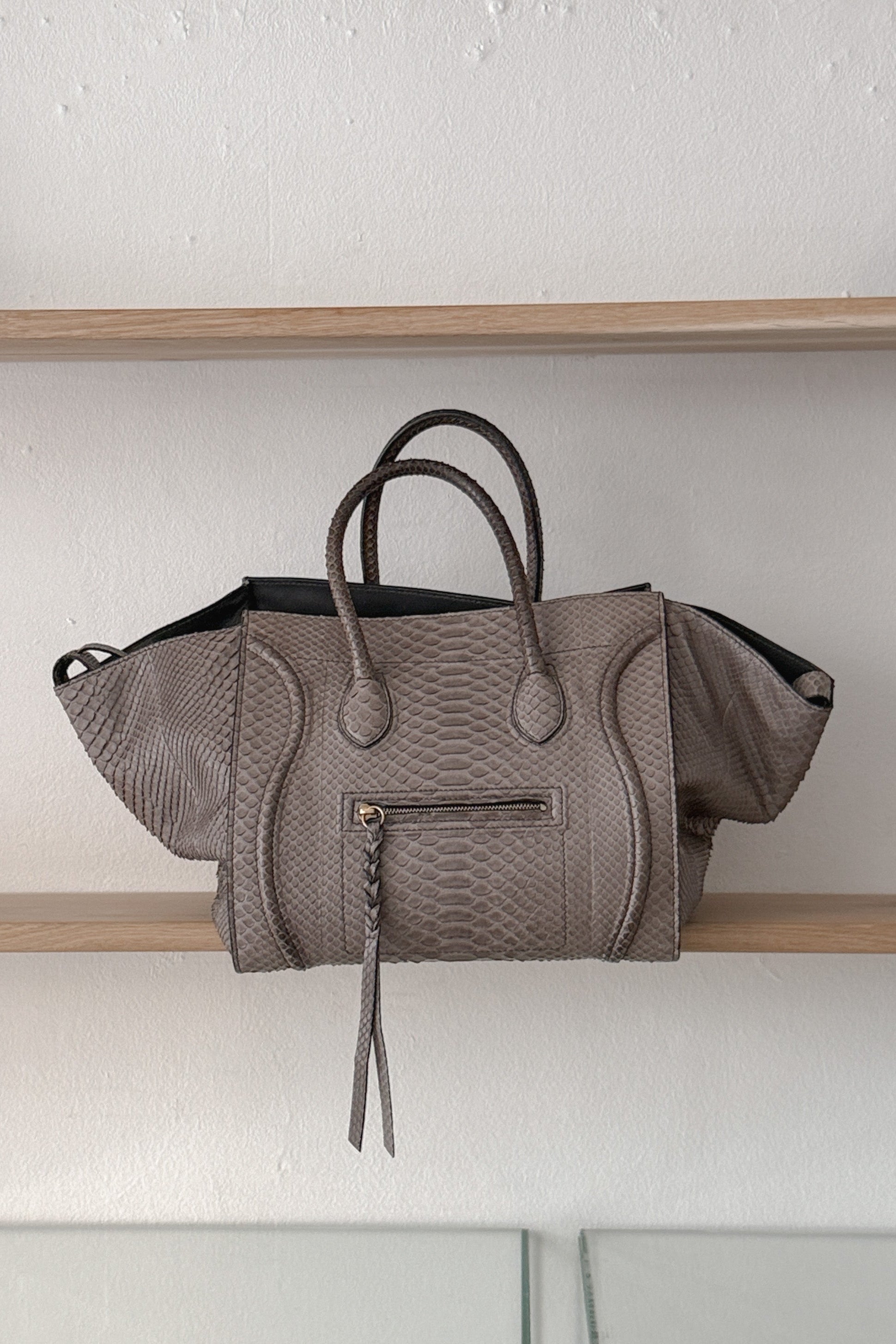 Vintage Celine Medium Phantom Python Tote, WILDE Copenhagen