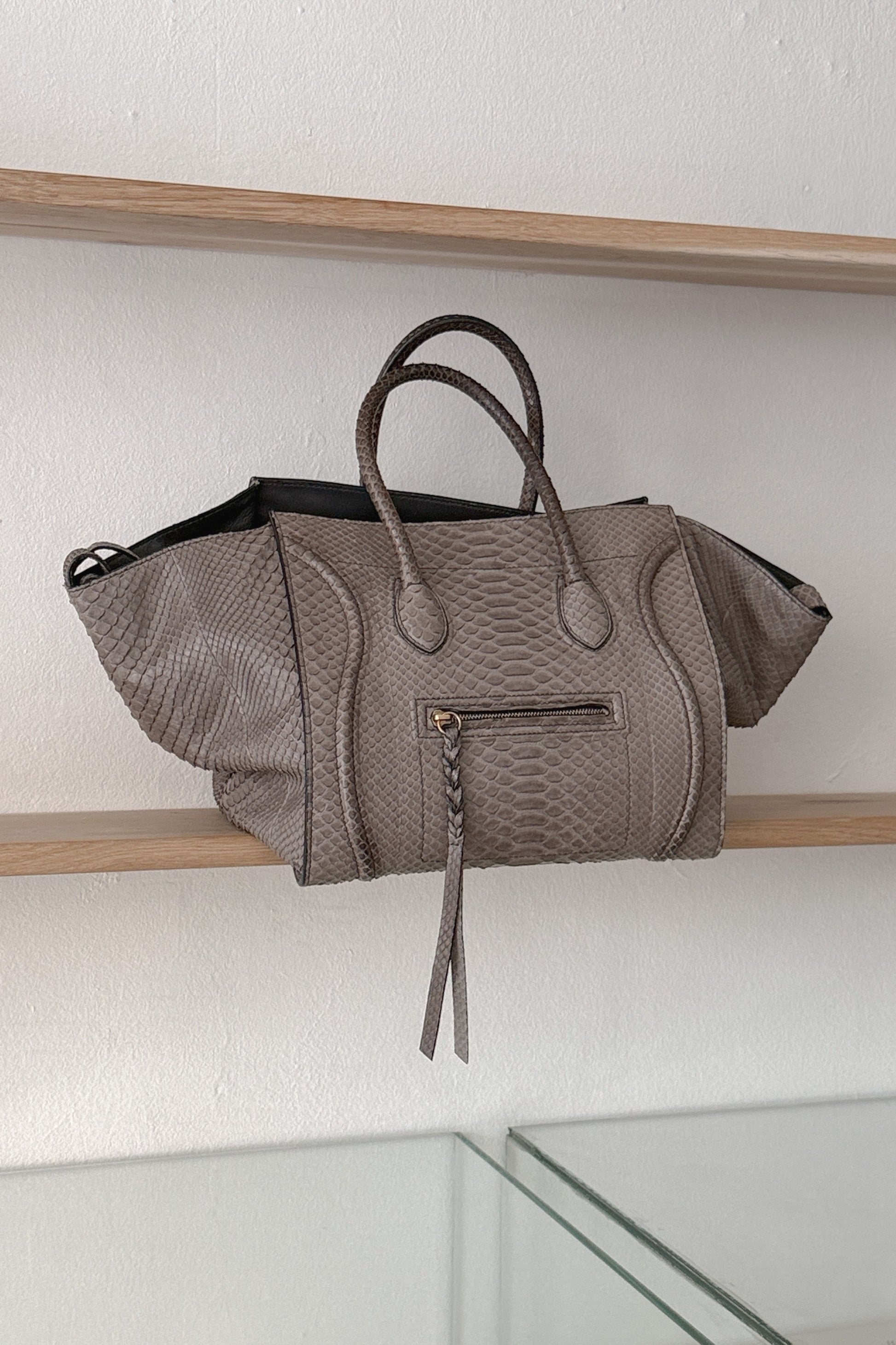 Vintage Celine Medium Phantom Python Tote, WILDE Copenhagen