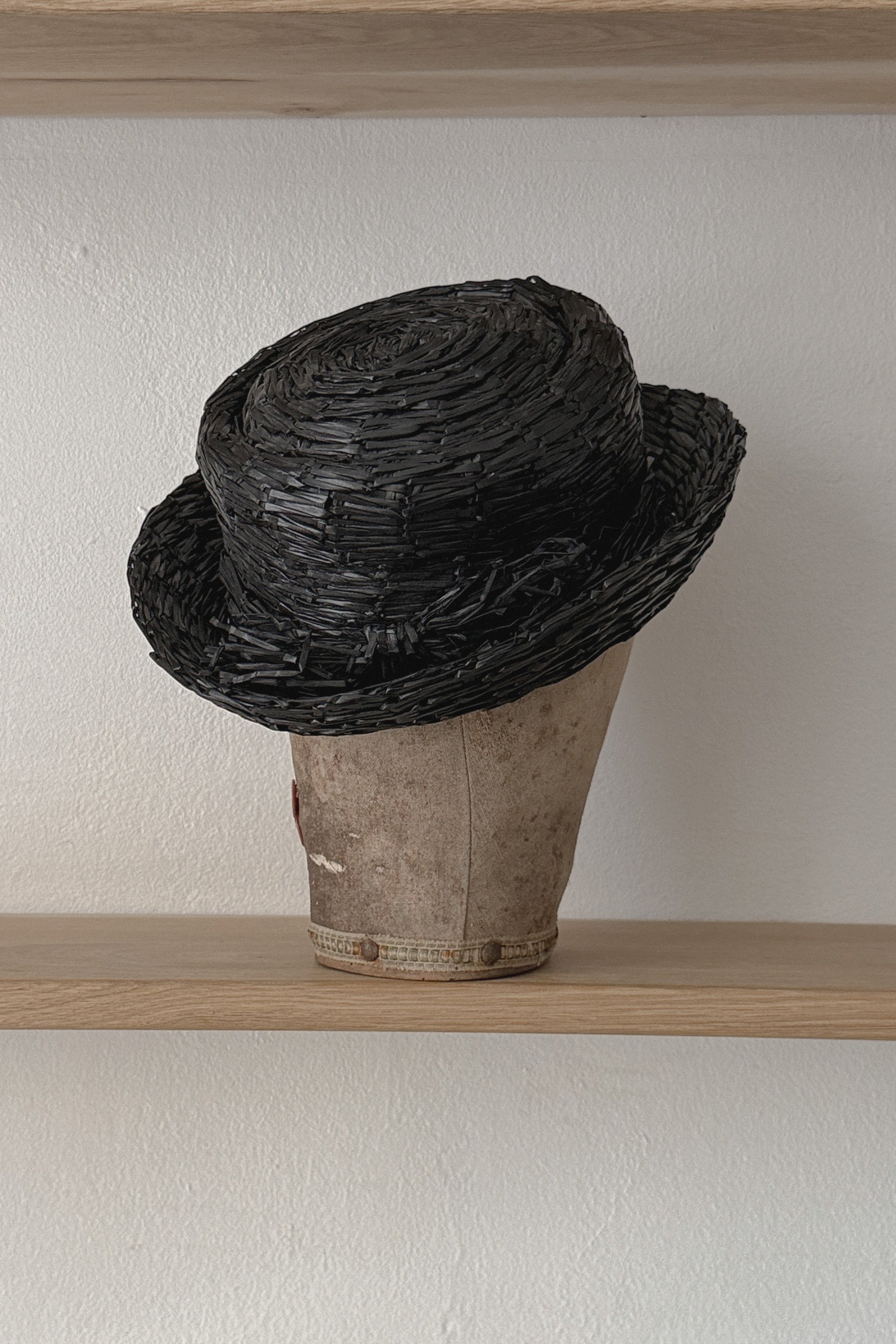 Vintage Christian Dior Black Boat Hat, WILDE Copenhagen