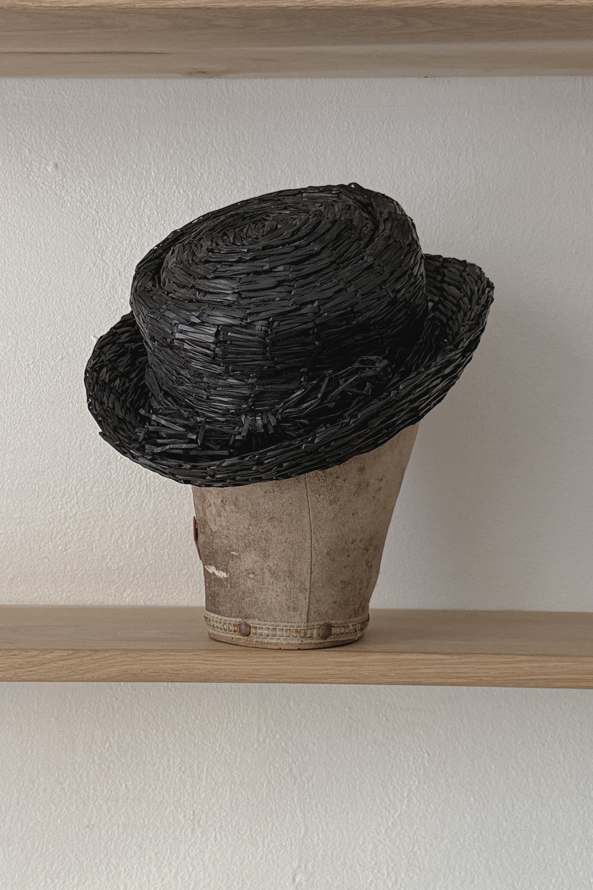 Vintage Christian Dior Black Boat Hat, WILDE Copenhagen