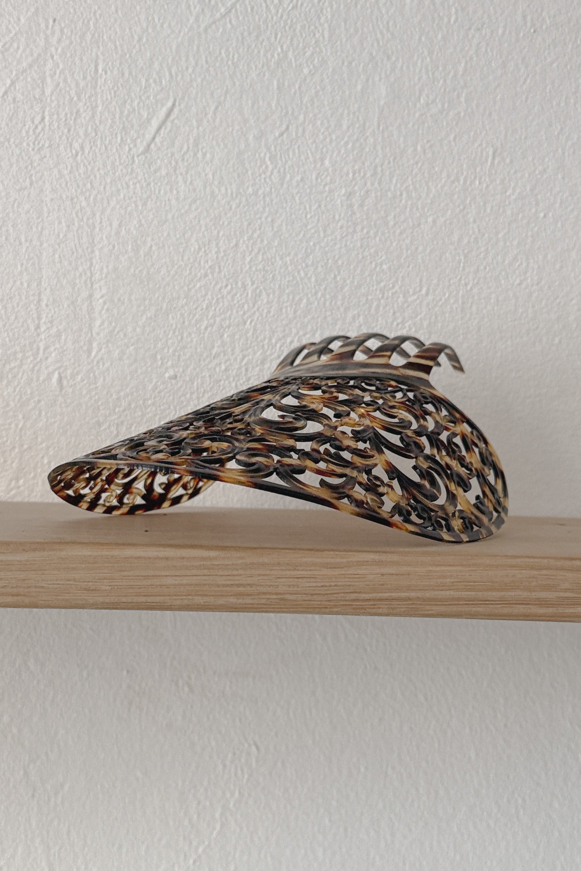 Large Vintage Tortoiseshell Floral Hair Claw, WILDE Copenhagen