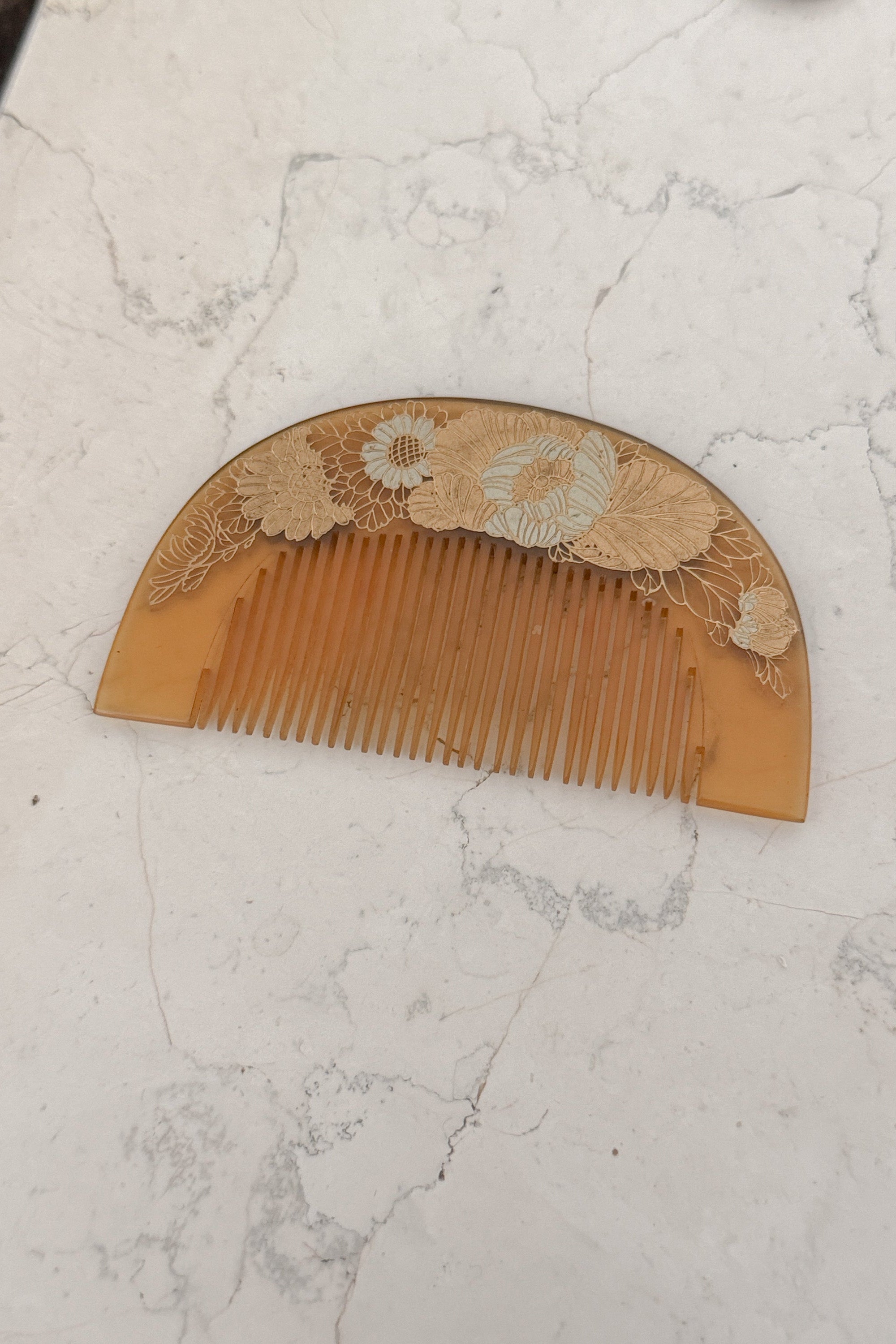 Antique Japanese Kushi Kanzashi Hair Comb, WILDE Copenhagen