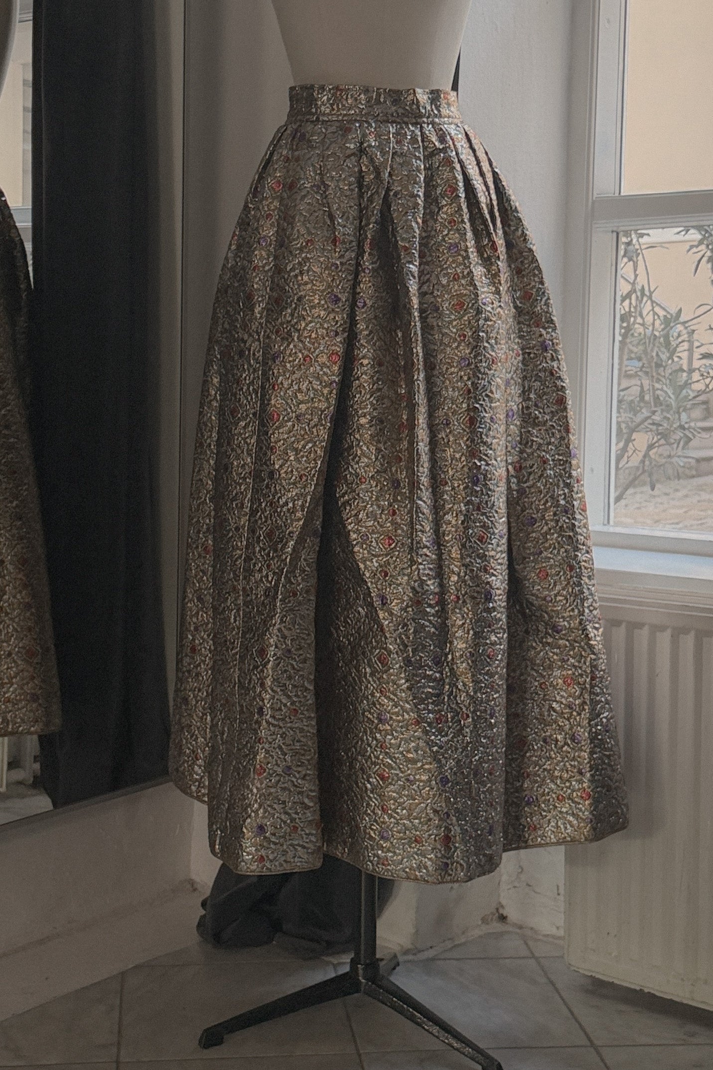 Yves Saint Laurent Archival Brocade Skirt FW 83 Scandale - Wilde Copenhagen