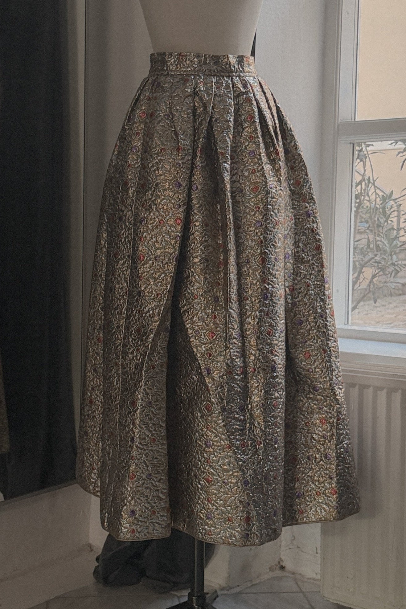 Yves Saint Laurent Archival Brocade Skirt FW 83 Scandale - Wilde Copenhagen