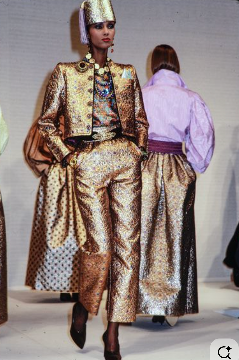Yves Saint Laurent Archival Brocade Skirt Rive Gauche FW 83 Scandale - Wilde Copenhagen