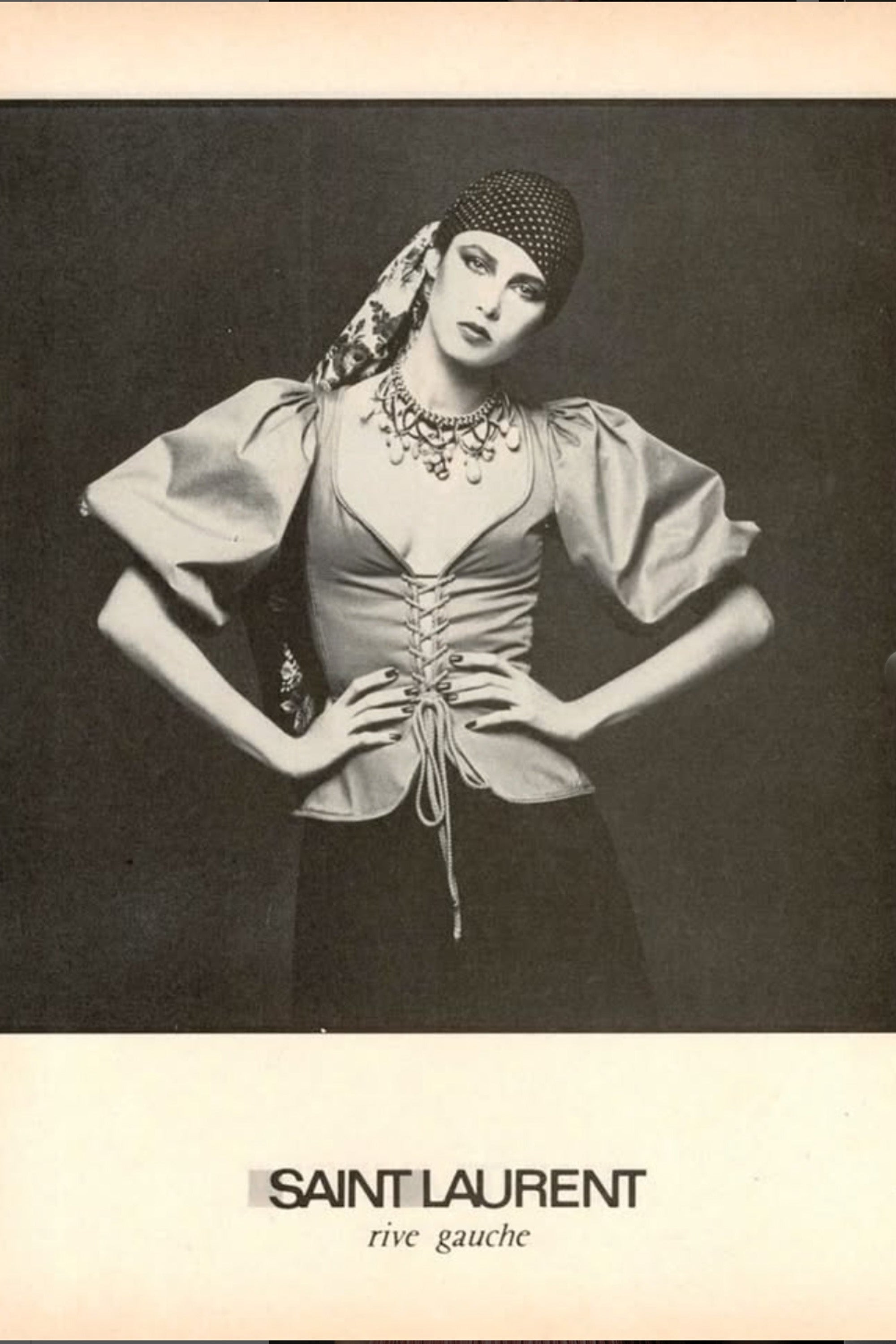 Yves Saint Laurent Rive Gauche Archive Bodice Skirt Set