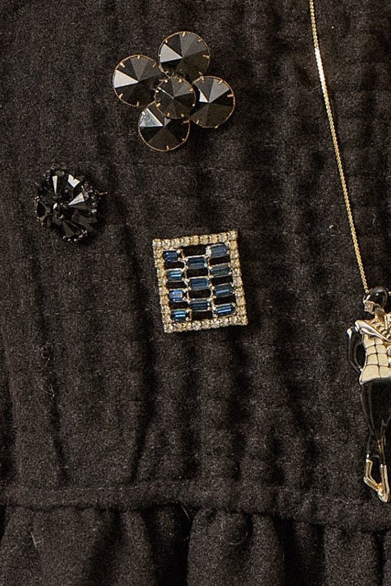 Art Deco Silver Brooch - WILDE