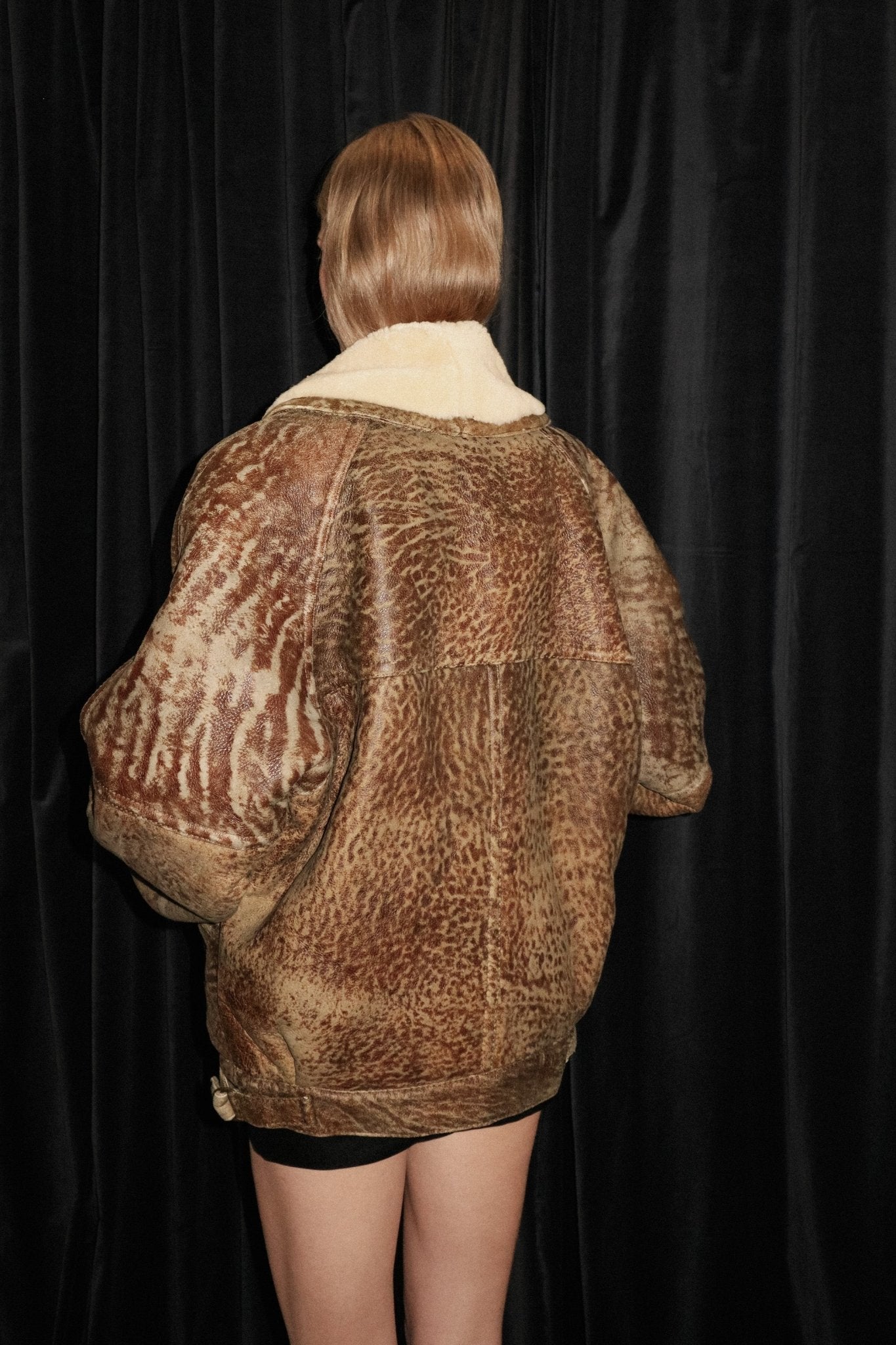 Aviator shearling coat - WILDE