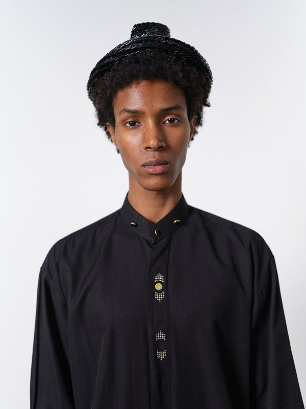 Black embellish shirt - WILDE