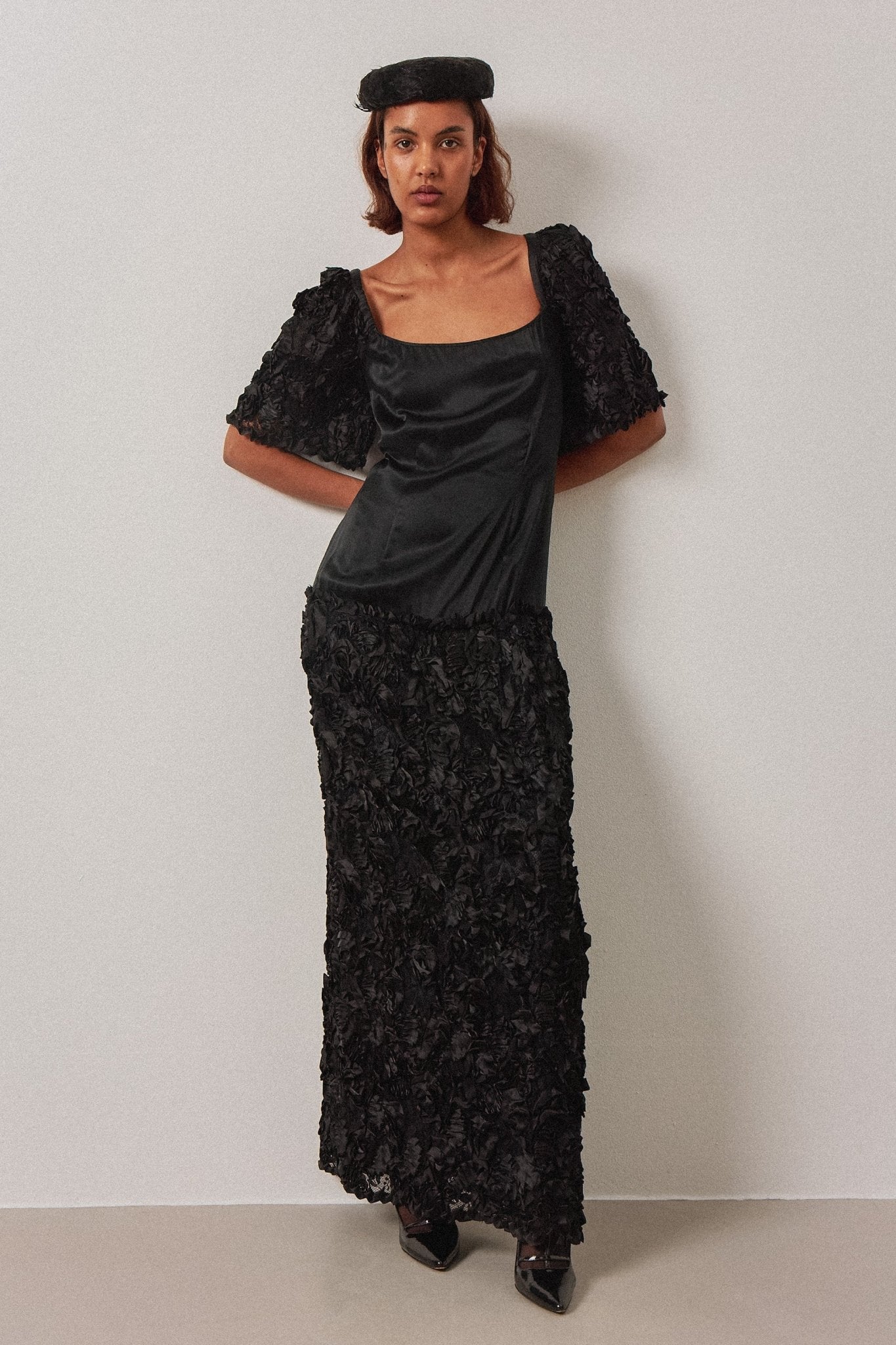 Black Ribbon Dress - WILDE