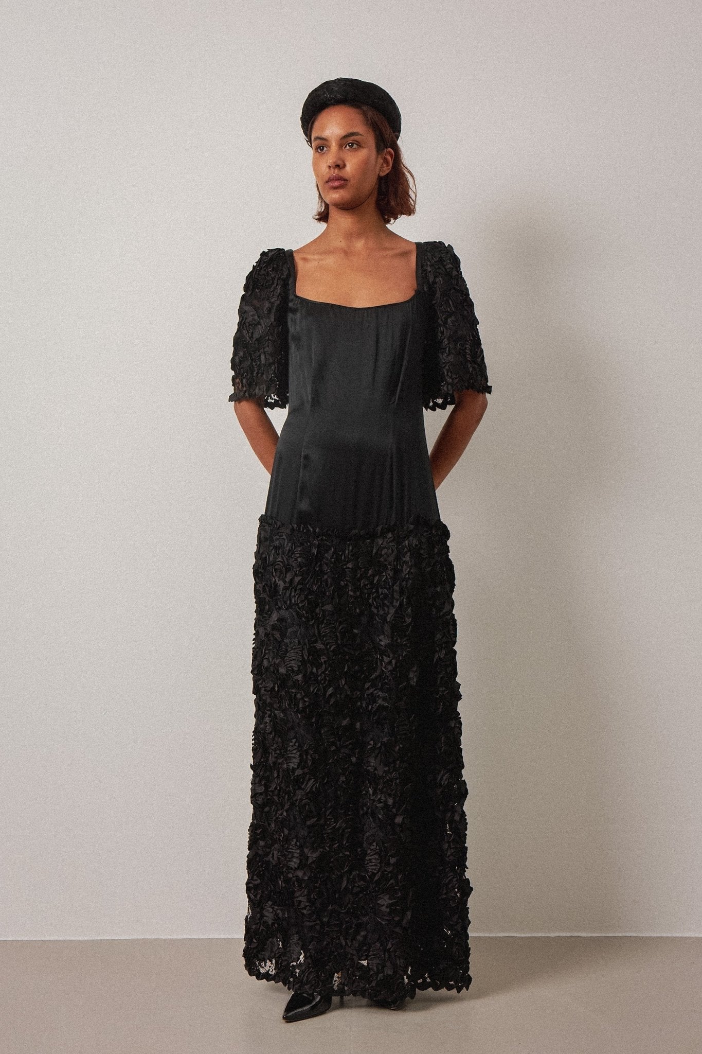 Black Ribbon Dress - WILDE