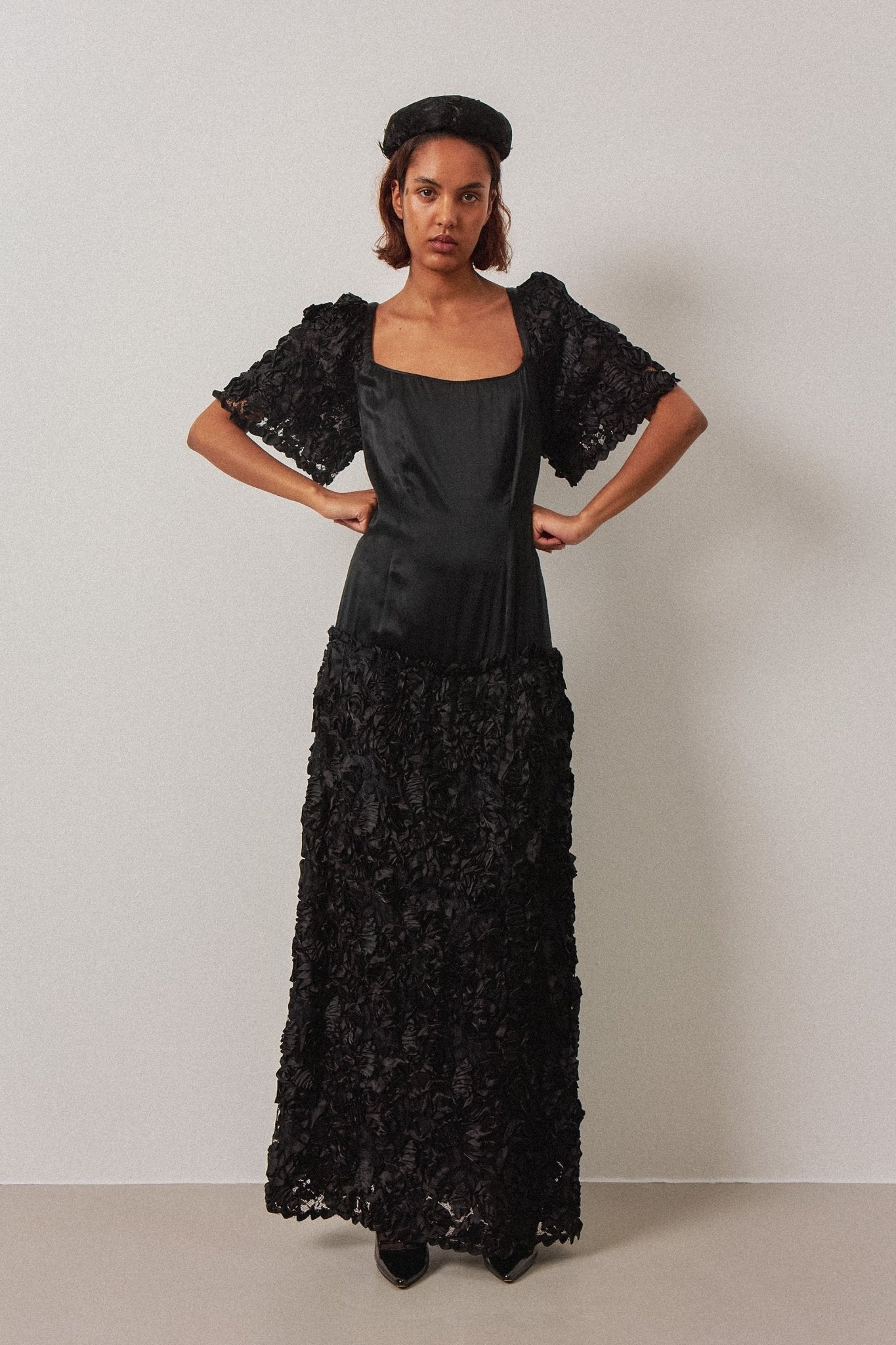 Black Ribbon Dress - WILDE