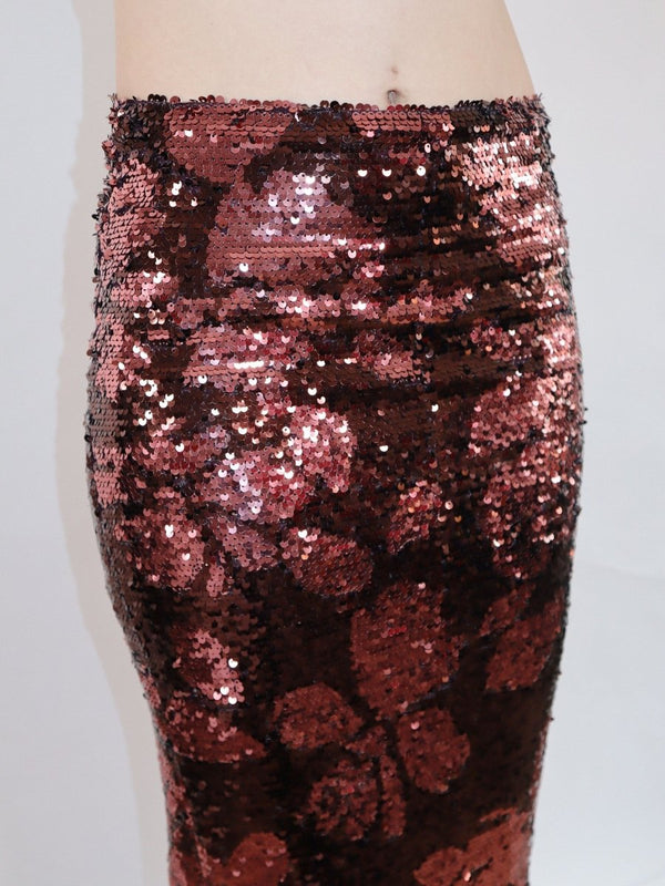 By Malene Birger sequin floral skirt - WILDE