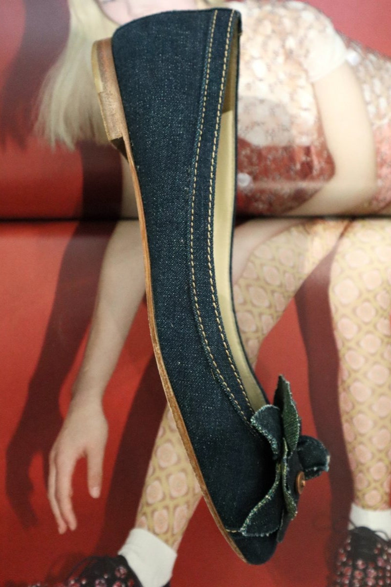 Chanel denim ballerinas - WILDE