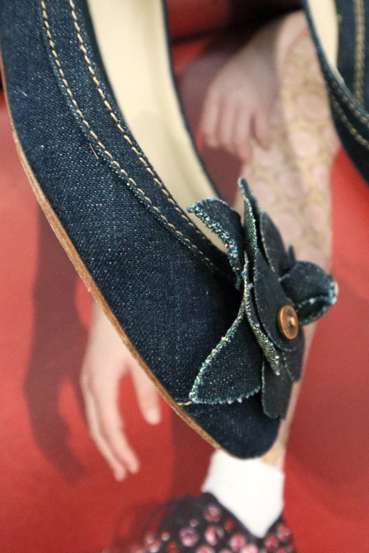 Chanel denim ballerinas - WILDE
