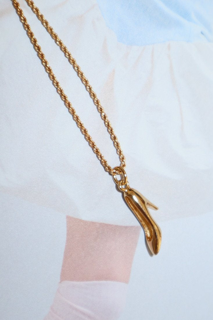 Christian Dior stiletto charm necklace - WILDE