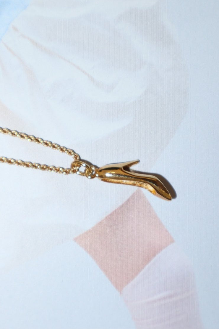 Christian Dior stiletto charm necklace - WILDE