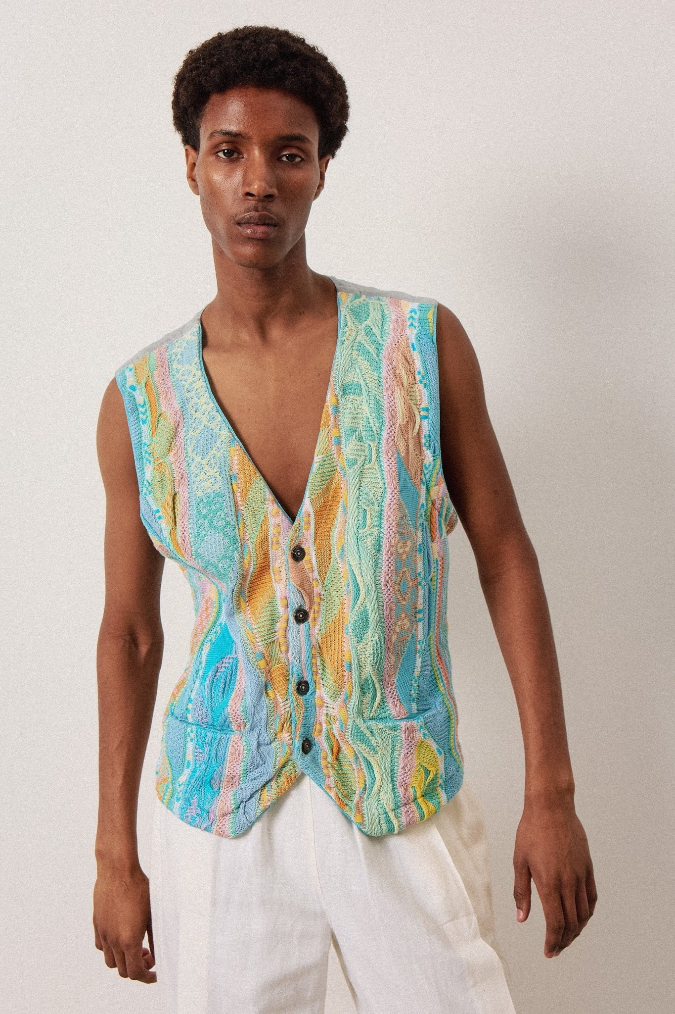 Coogi Blue Waistcoat - WILDE