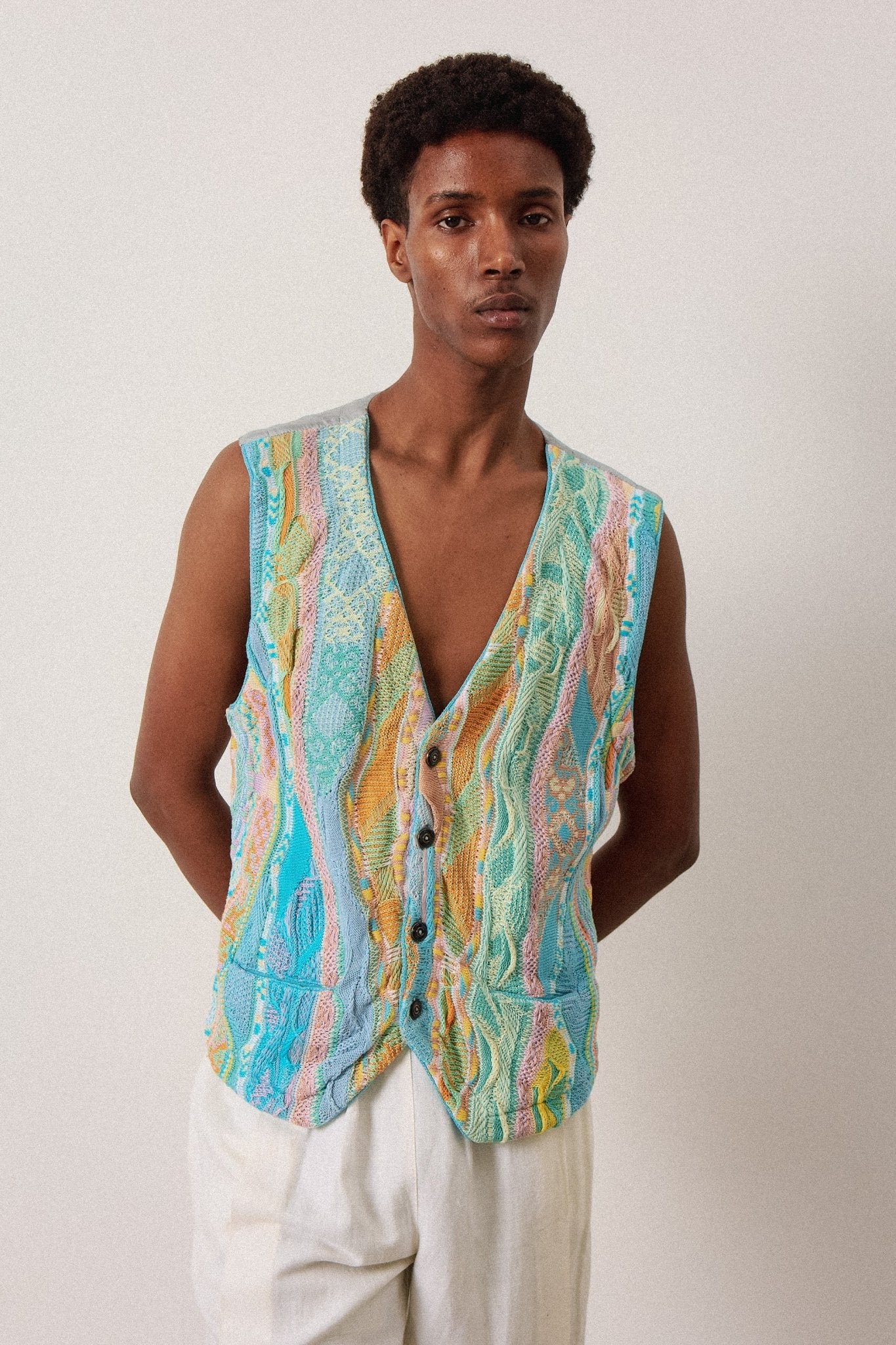 Coogi Blue Waistcoat - WILDE