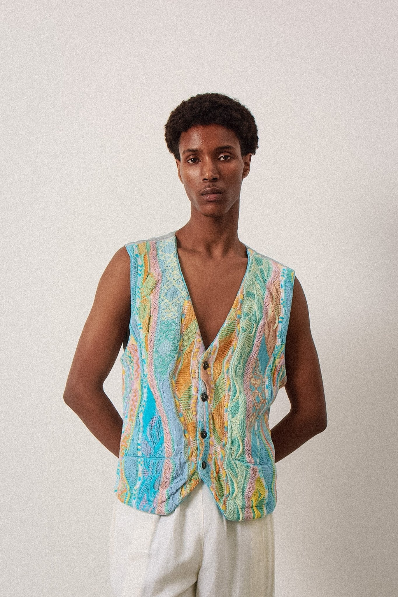 Coogi Blue Waistcoat - WILDE