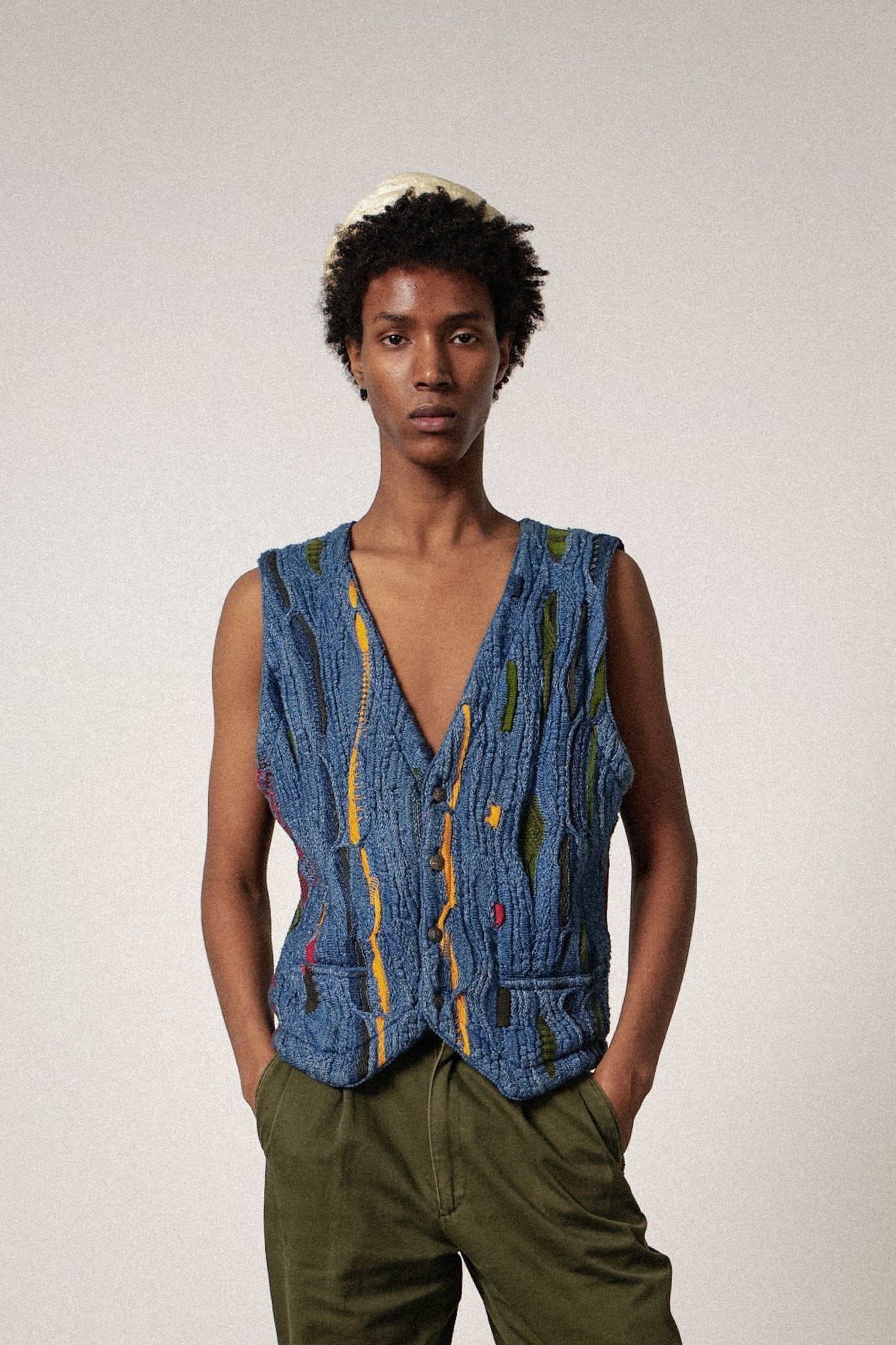 Coogi Blue Waistcoat - WILDE