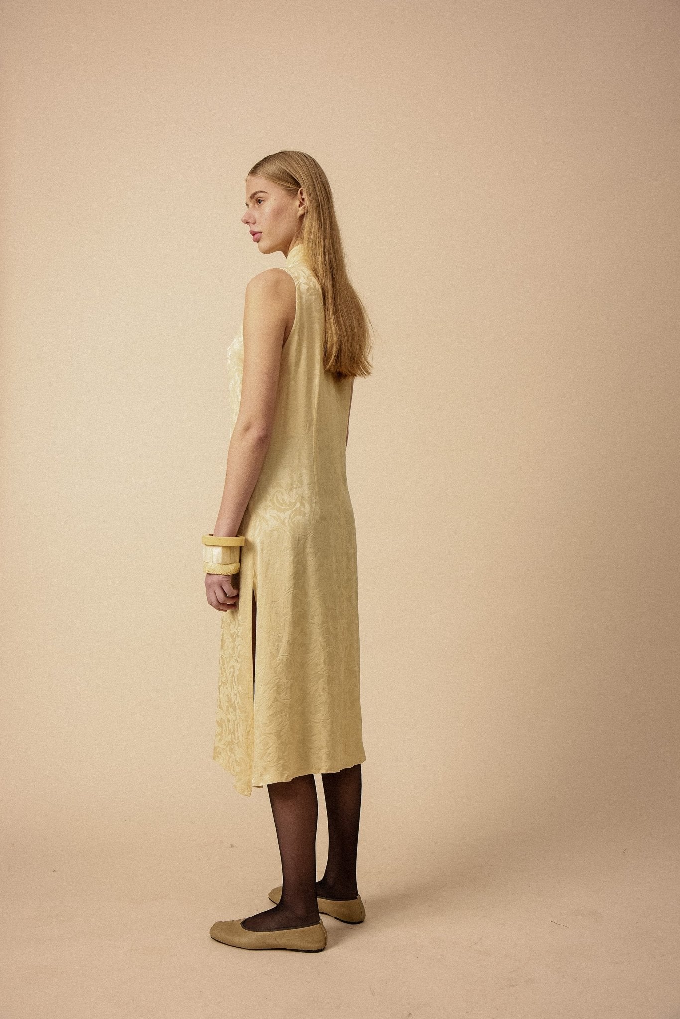 Donna Karan Silk Floral Dress - WILDE