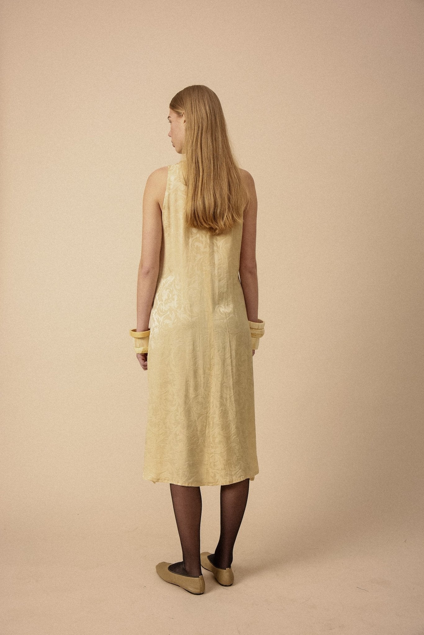 Donna Karan Silk Floral Dress - WILDE