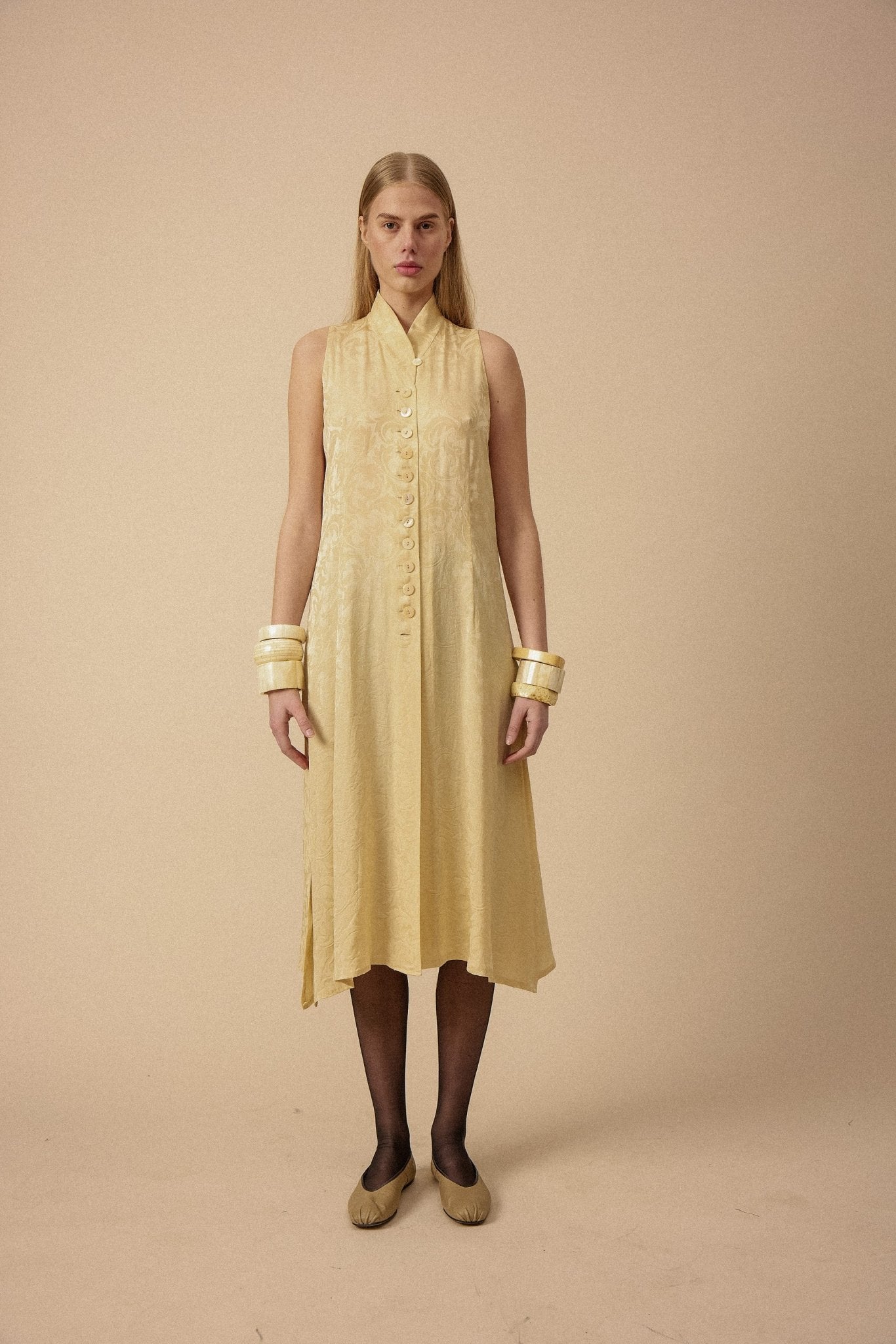 Donna Karan Silk Floral Dress - WILDE