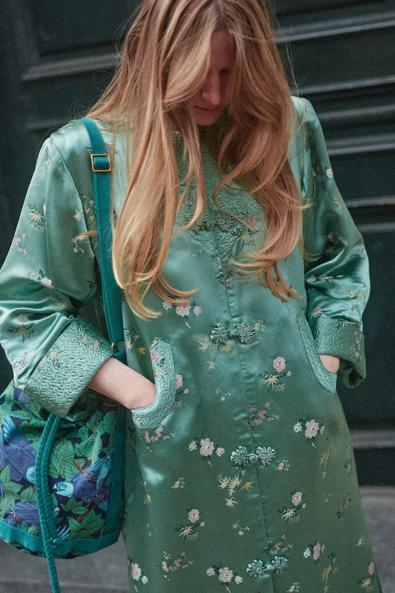 Embroidered Silk Coat - WILDE Copenhagen