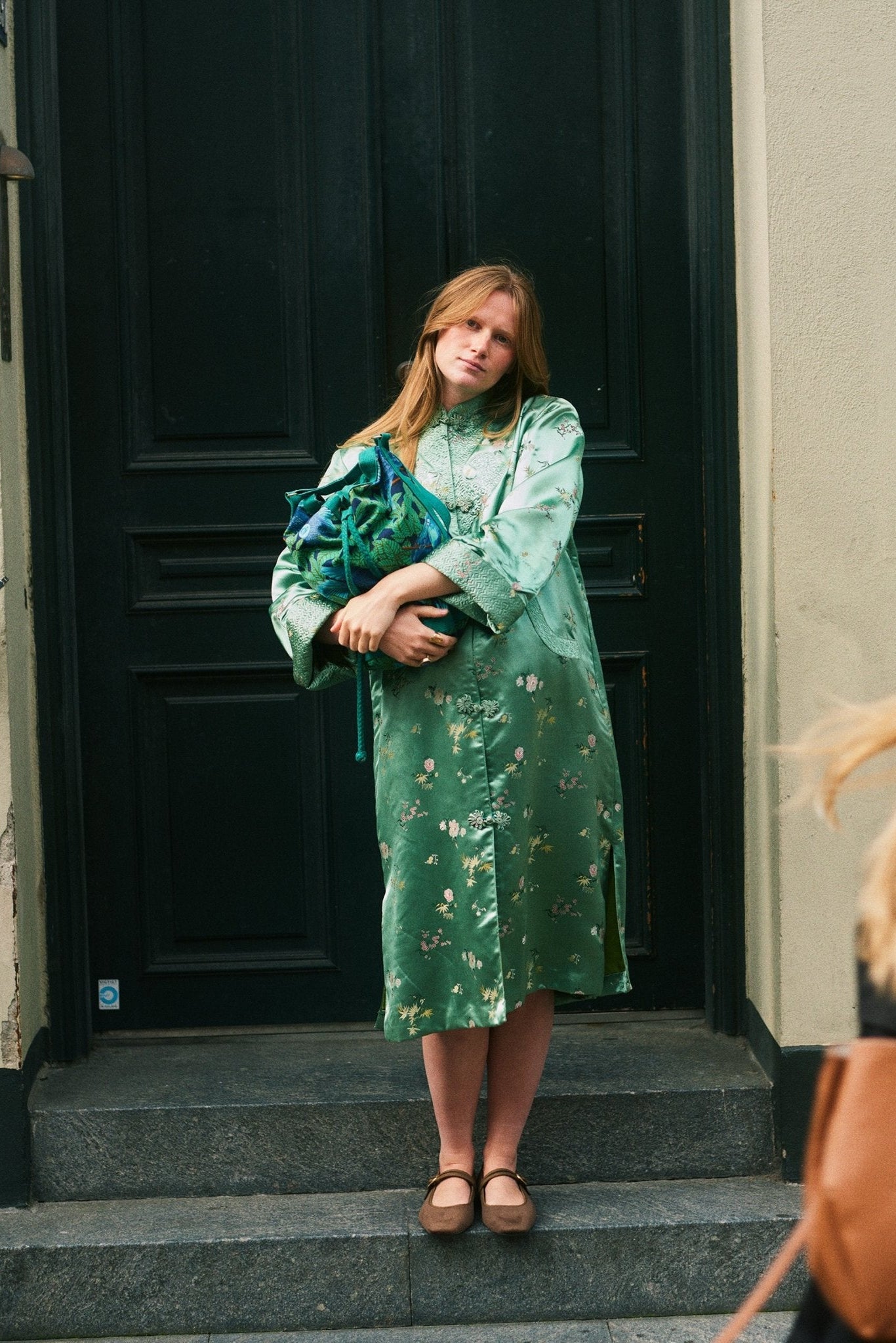 Embroidered Silk Coat - WILDE Copenhagen