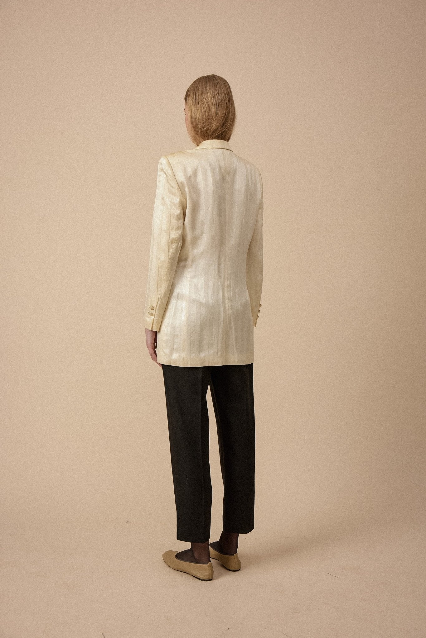 Escada Silk Stripe Jacket - WILDE