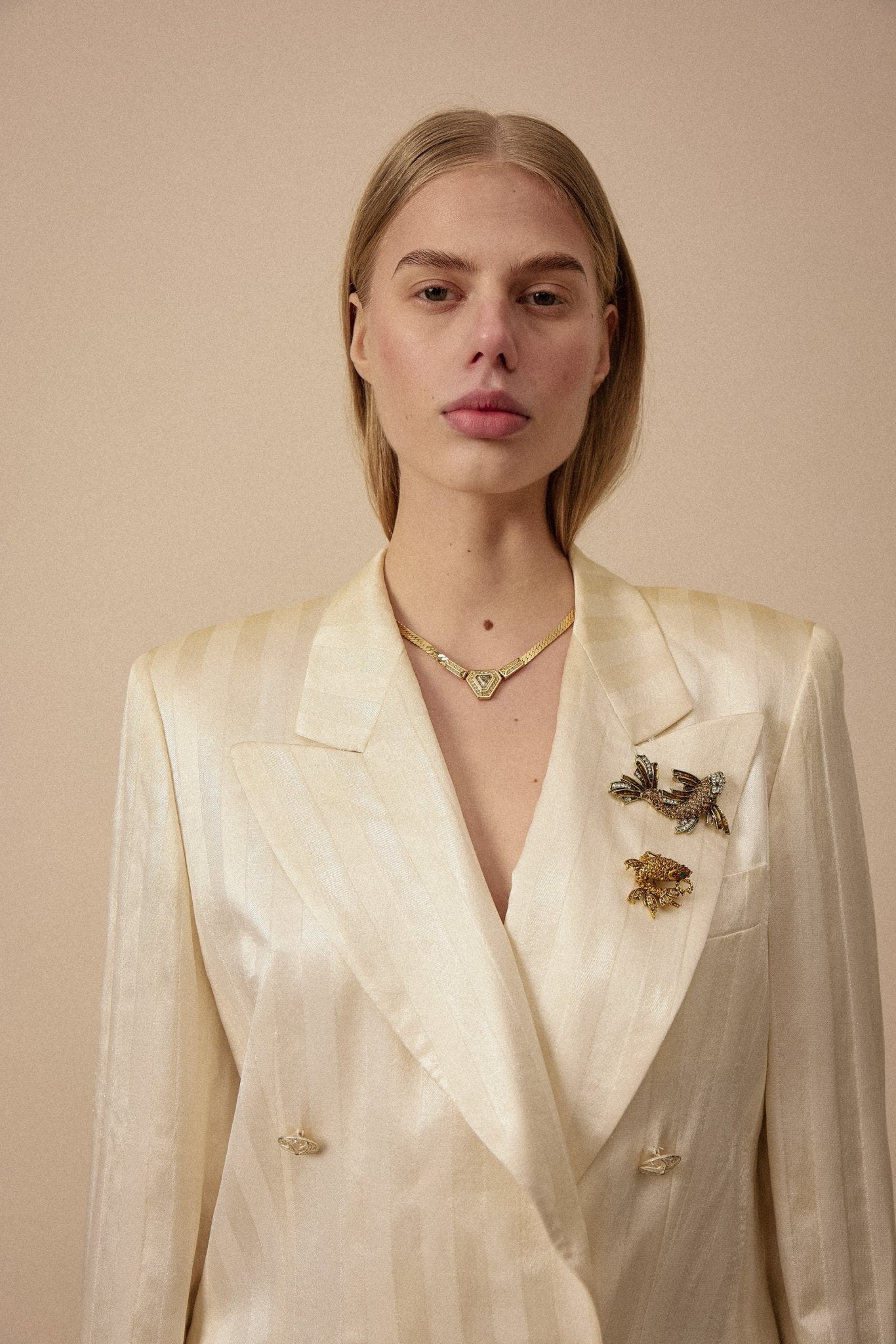 Escada Silk Stripe Jacket - WILDE