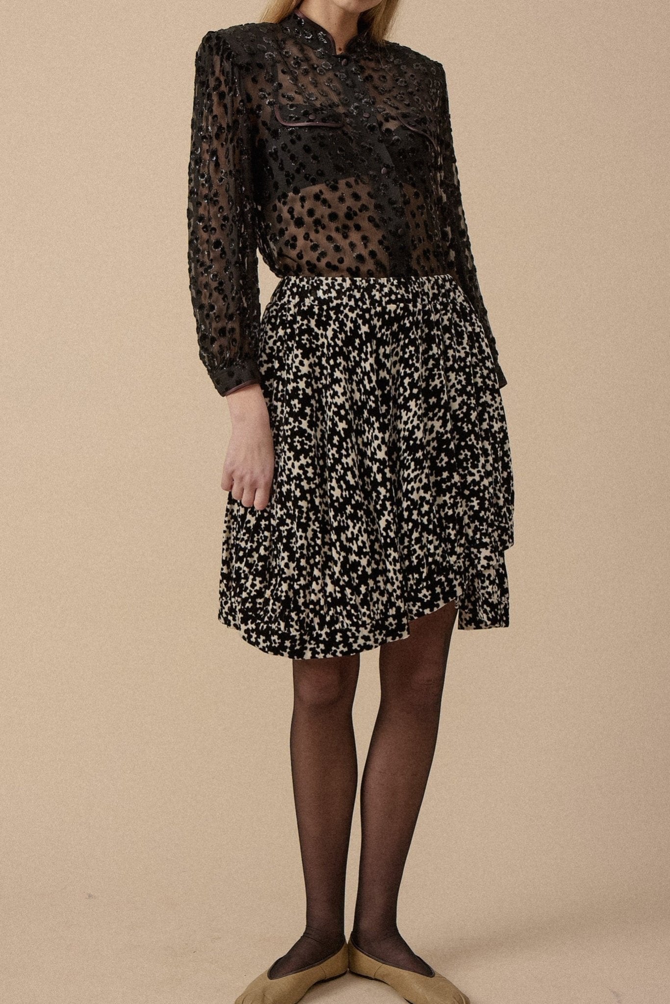 Giorgio Armani Velvet Skirt - WILDE