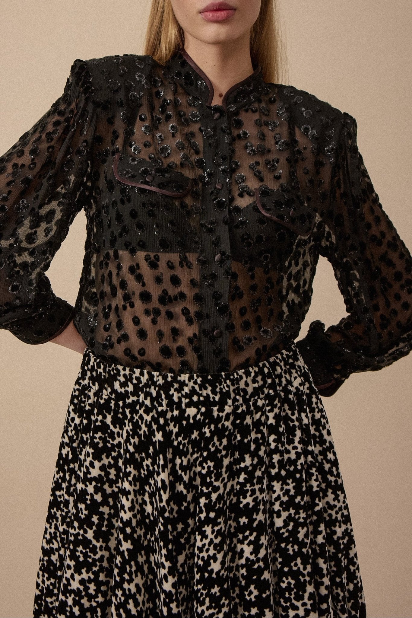 Giorgio Armani Velvet Skirt - WILDE