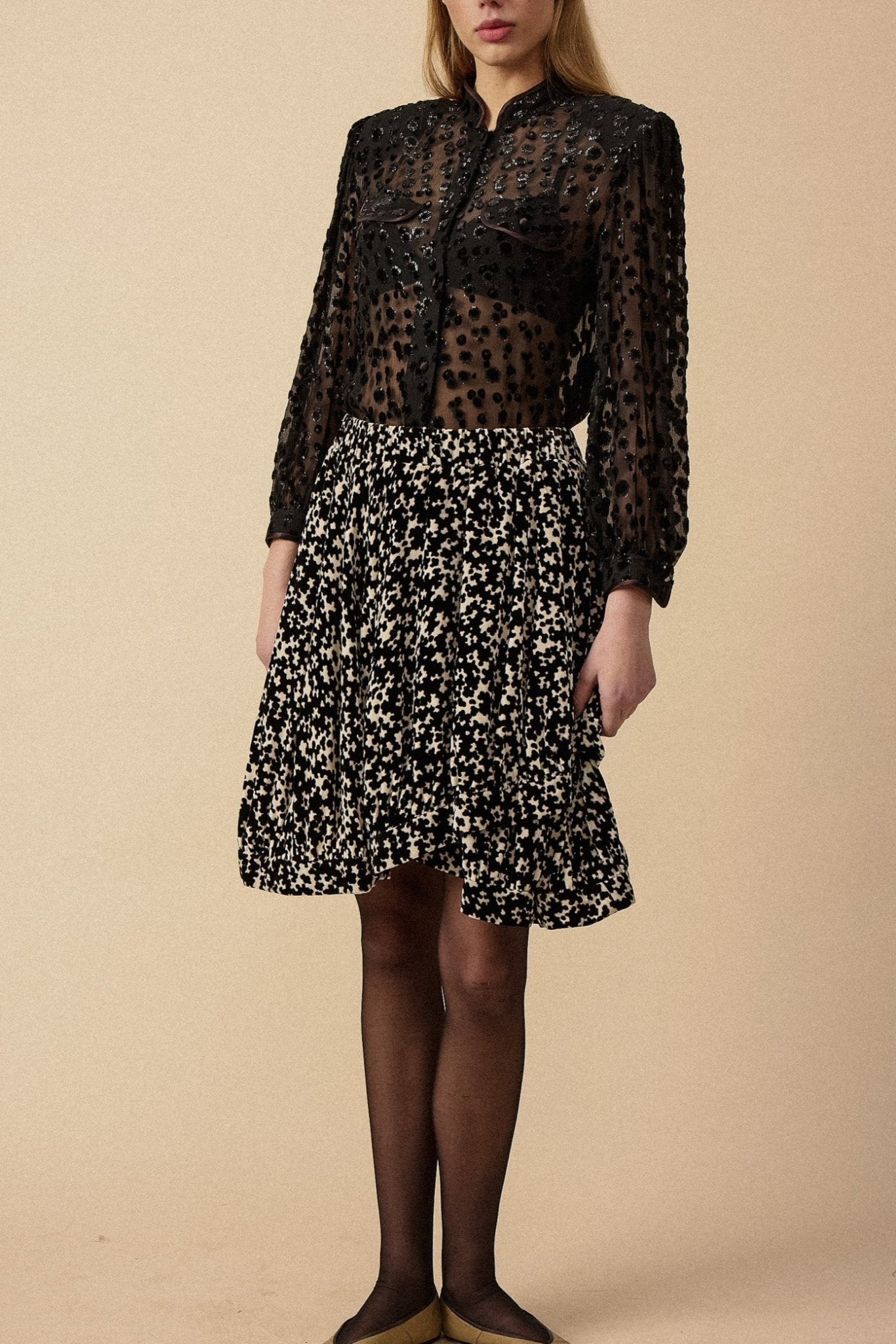 Giorgio Armani Velvet Skirt - WILDE