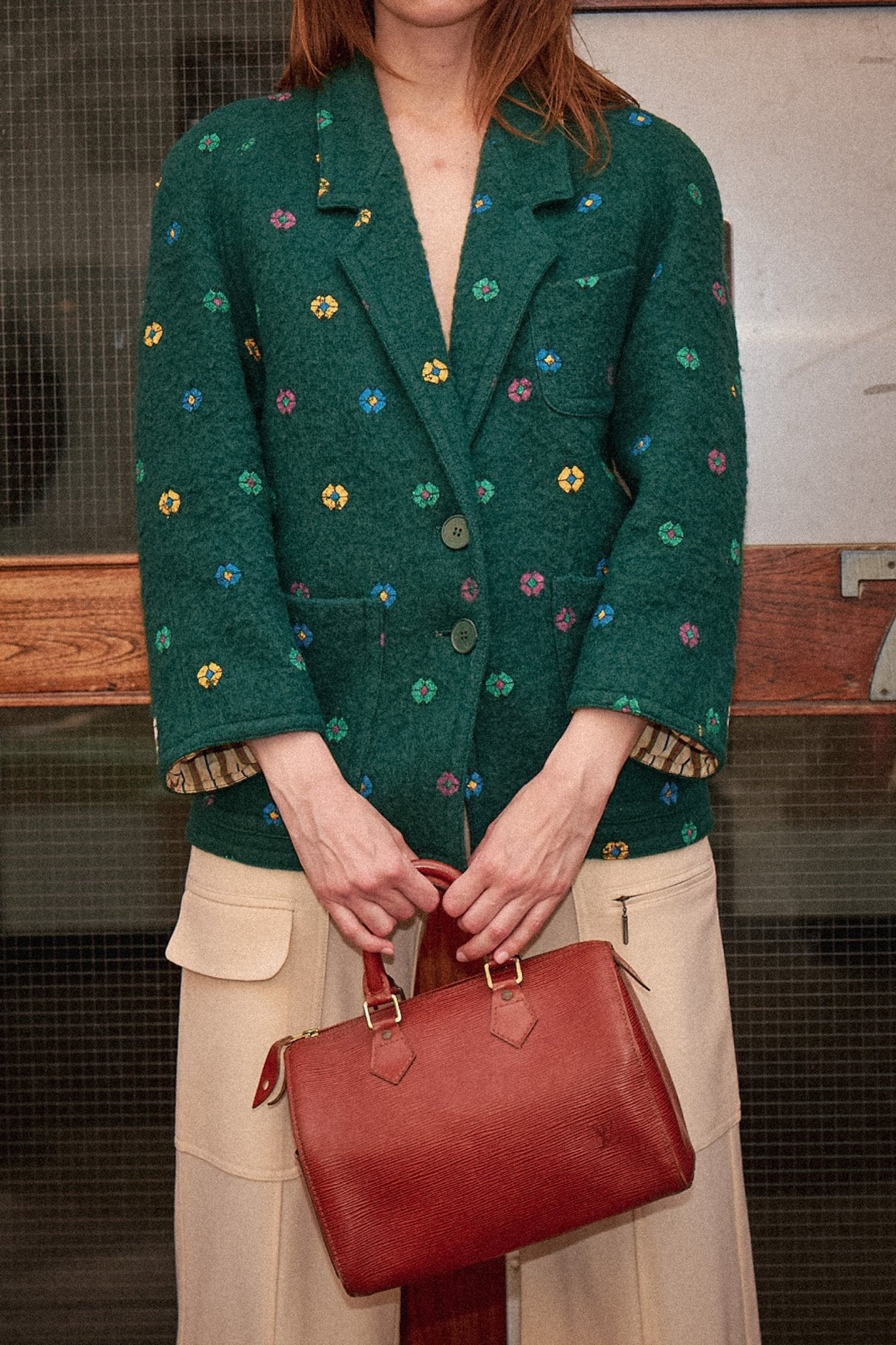 Green Wool Blazer - WILDE