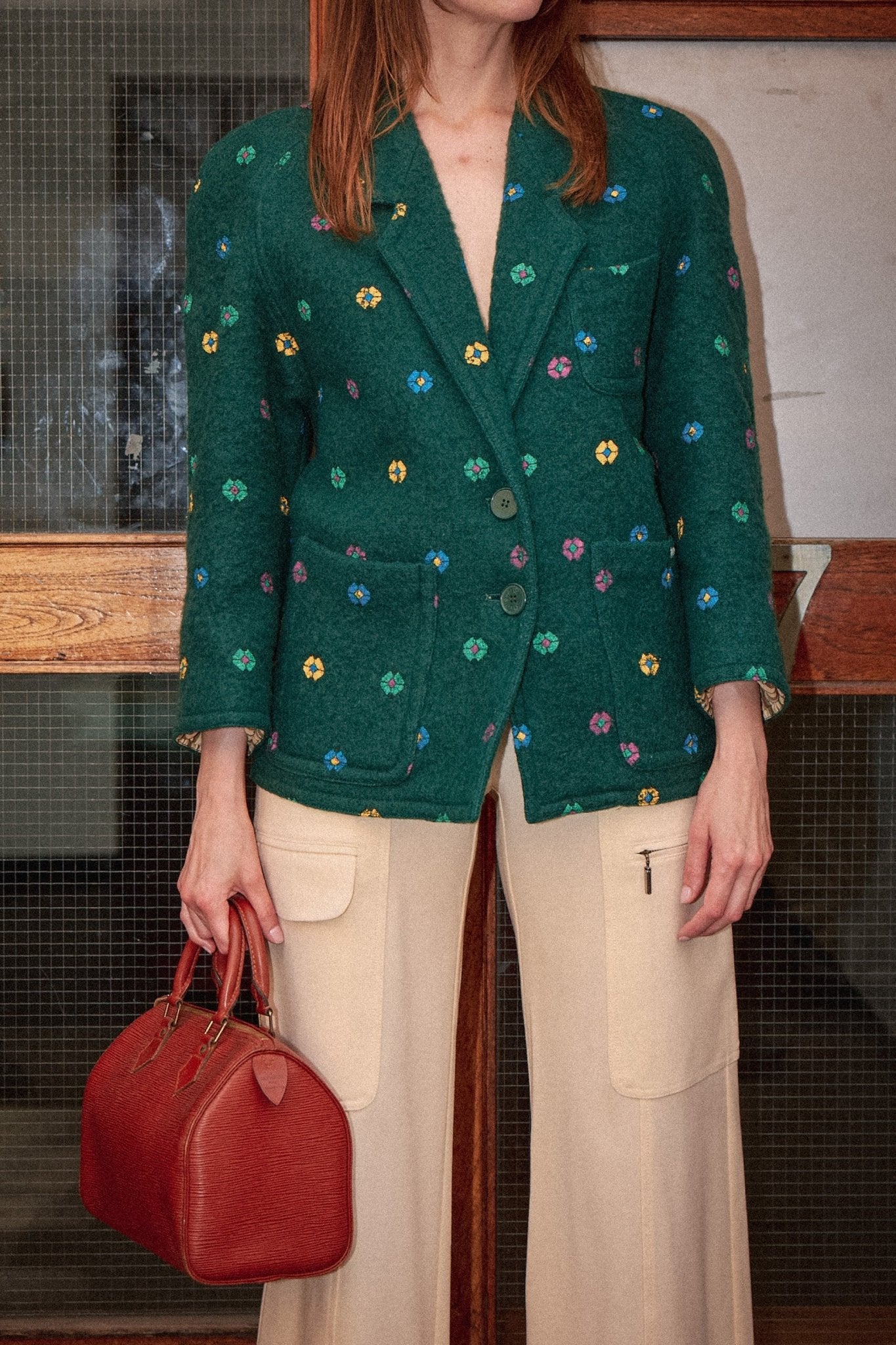 Green Wool Blazer - WILDE
